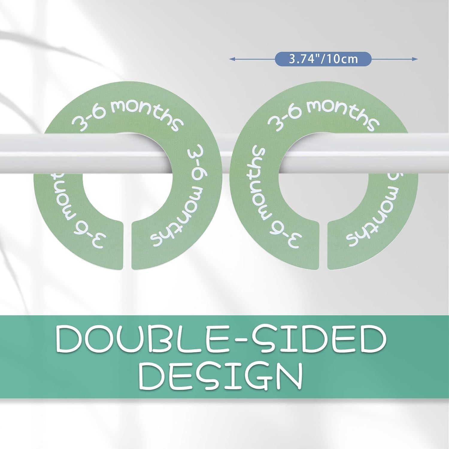 Divisores de Armario para Bebés ITDYB - Juego de 8 Redondos