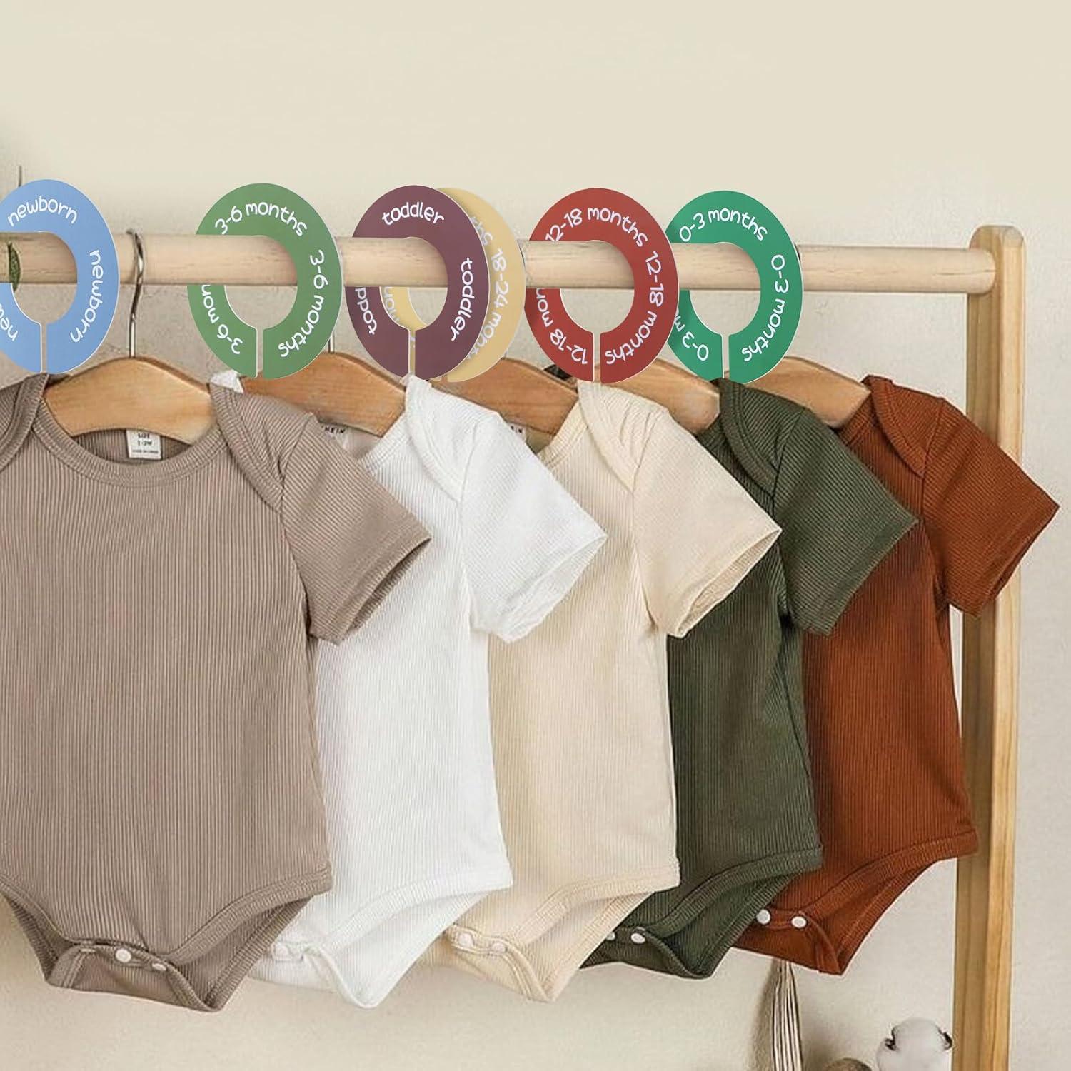 Divisores de Armario para Bebés ITDYB - Juego de 8 Redondos