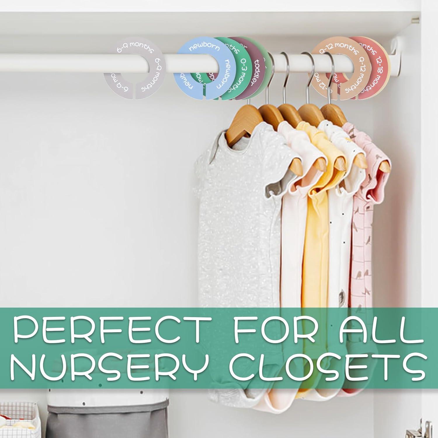 Divisores de Armario para Bebés ITDYB - Juego de 8 Redondos