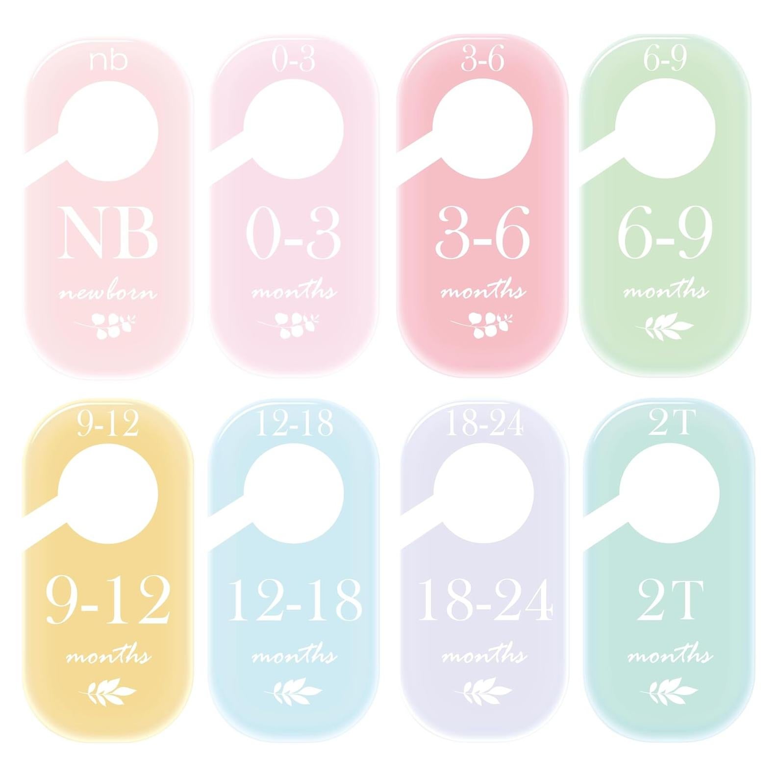 Divisores de Armario Acrílicos Well Tile - 8 Piezas para Bebés