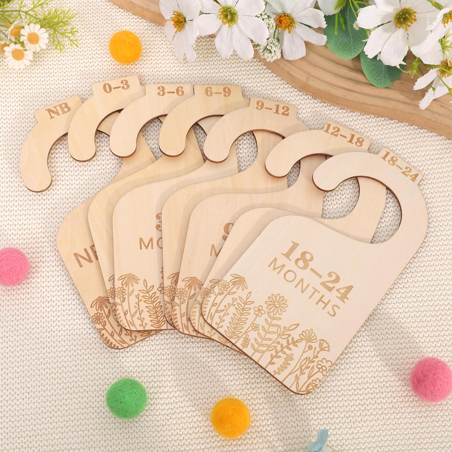 Divisores de Ropa para Bebés WAOUH Wildflower, 7 Piezas