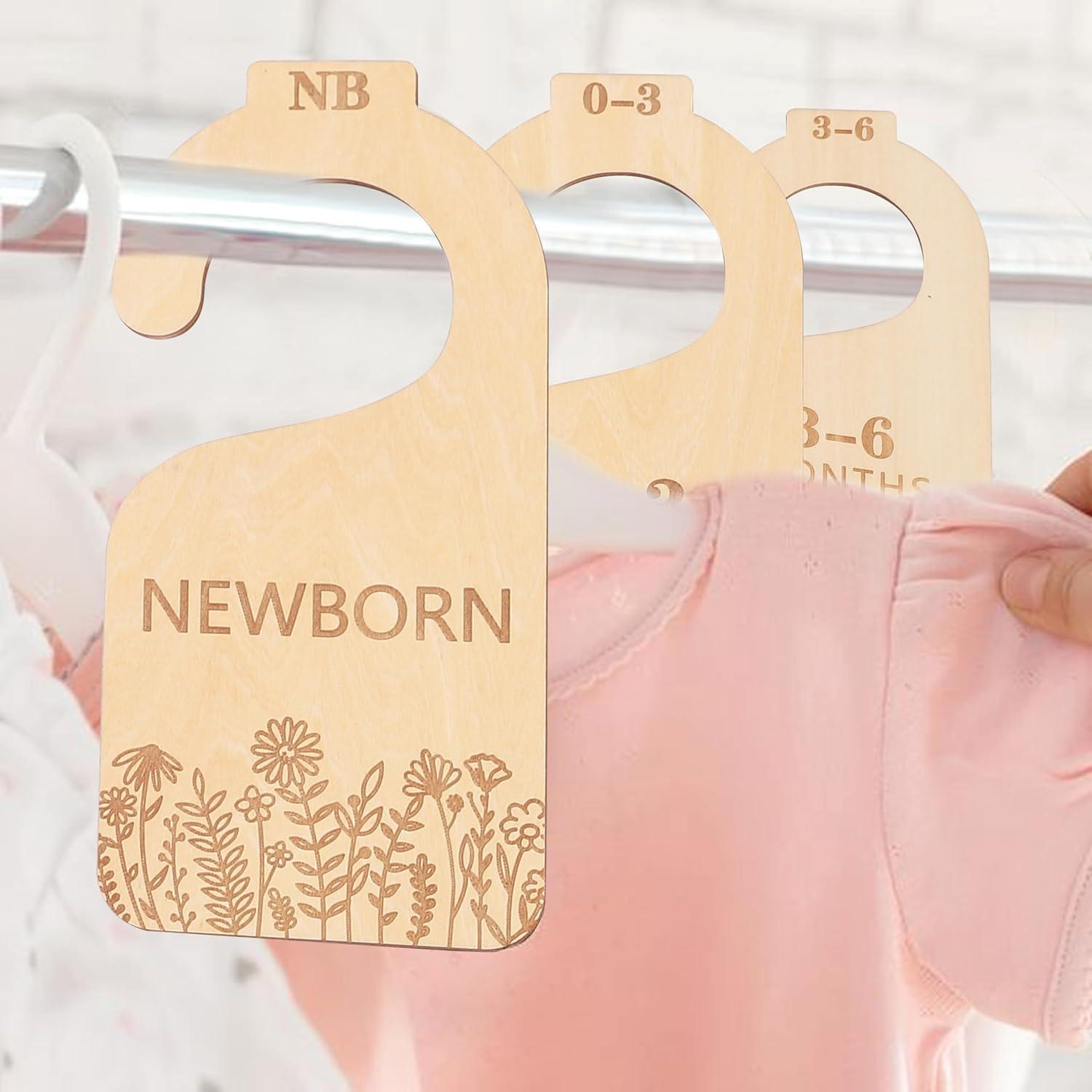 Divisores de Ropa para Bebés WAOUH Wildflower, 7 Piezas