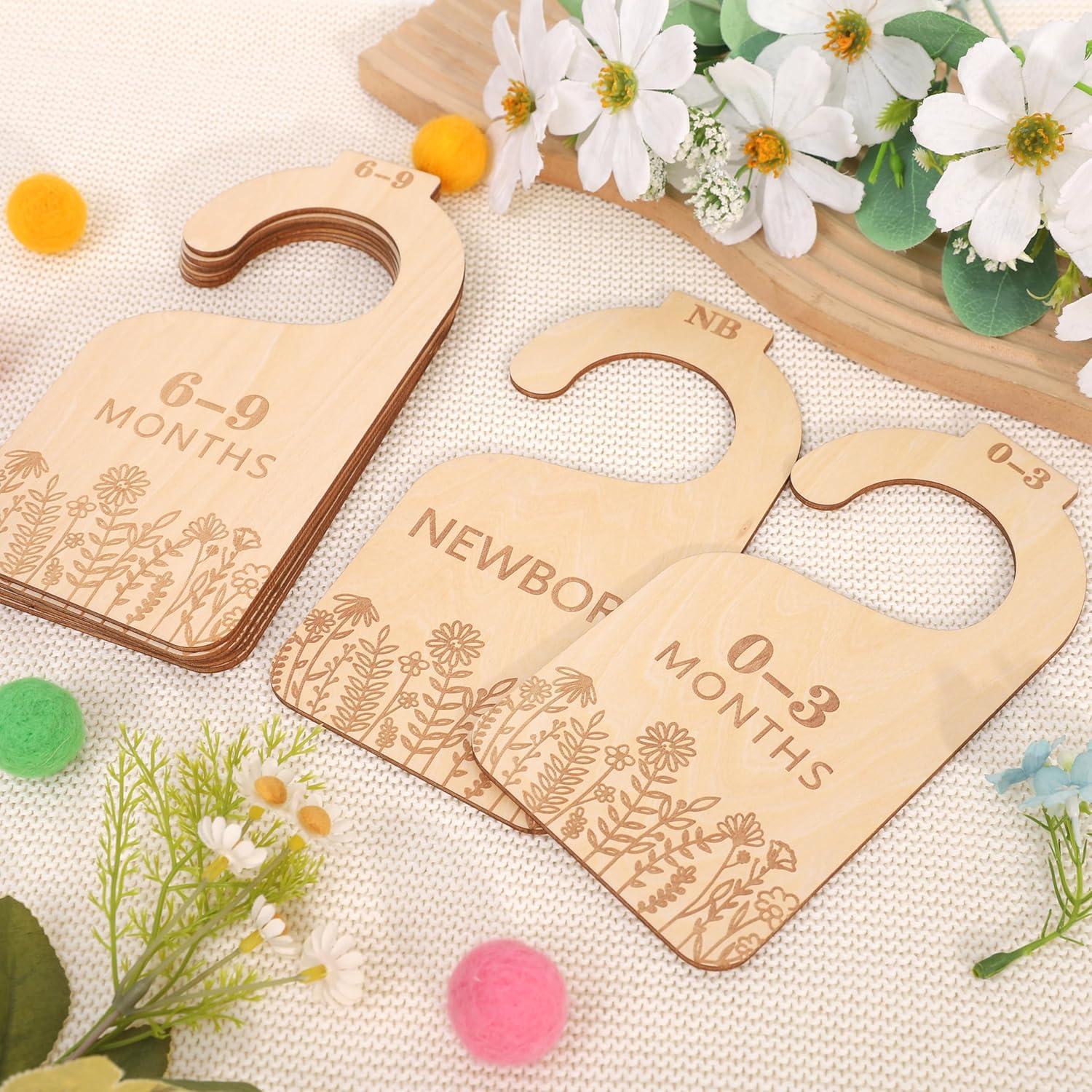 Divisores de Ropa para Bebés WAOUH Wildflower, 7 Piezas