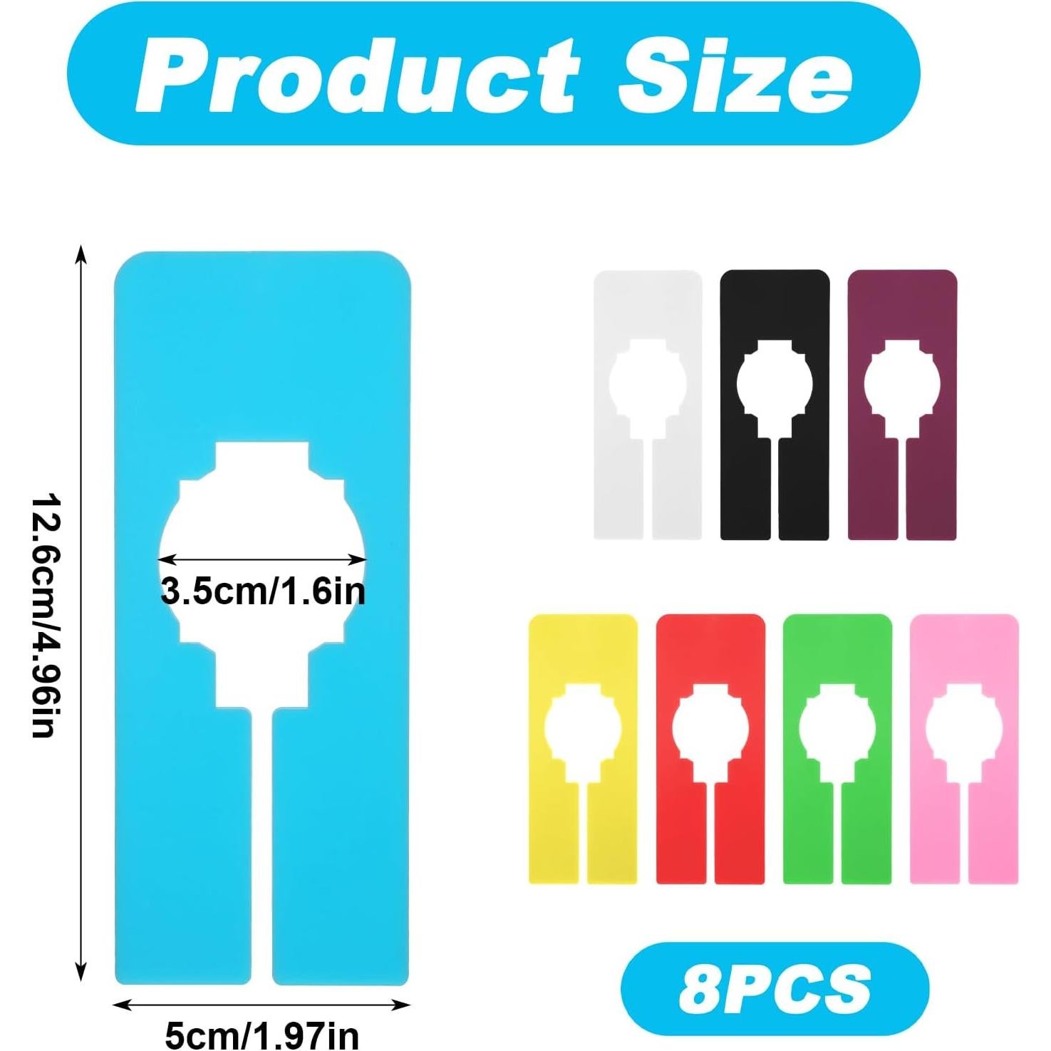 8 Divisores de Closet Multicolor Lnngub con Marcador