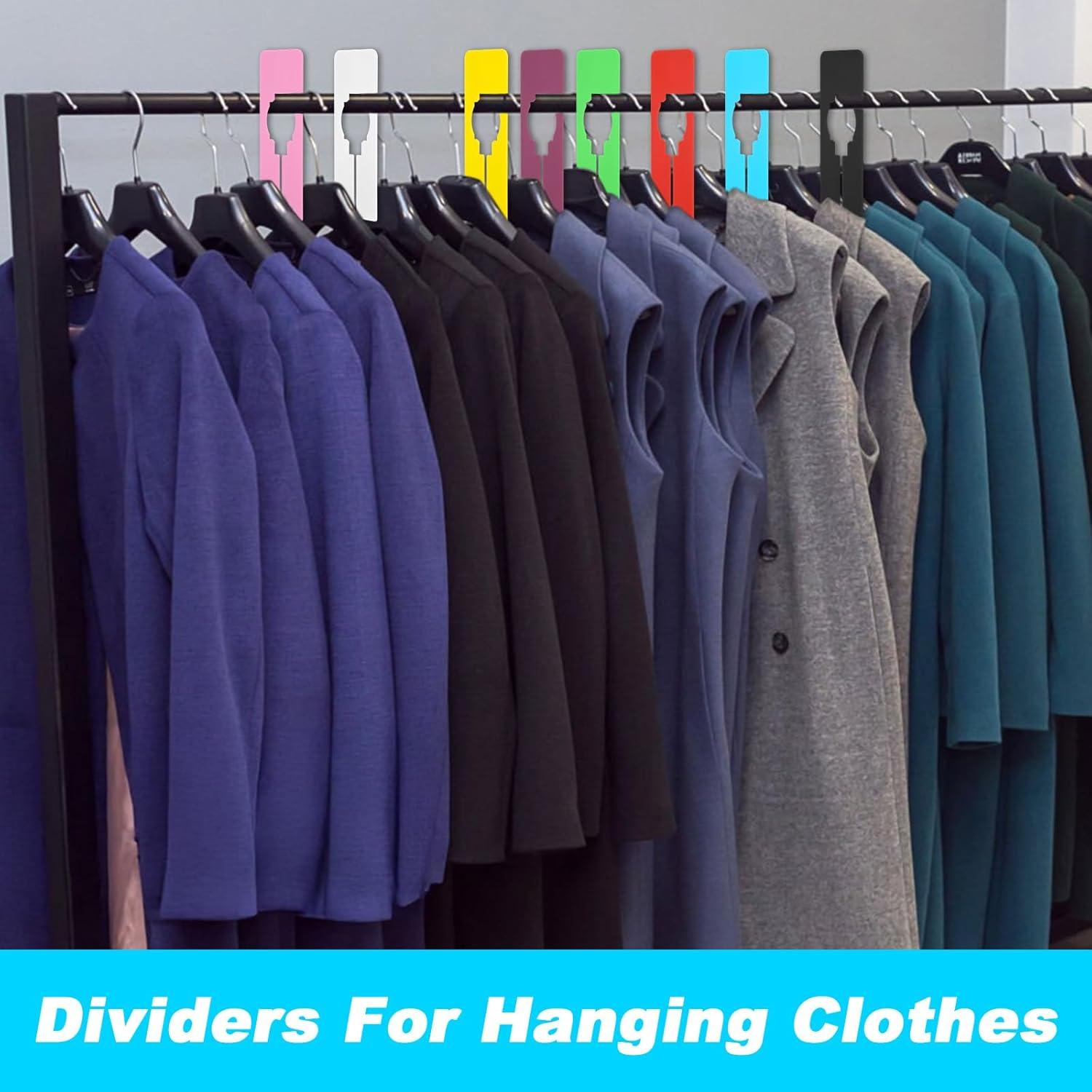 8 Divisores de Closet Multicolor Lnngub con Marcador