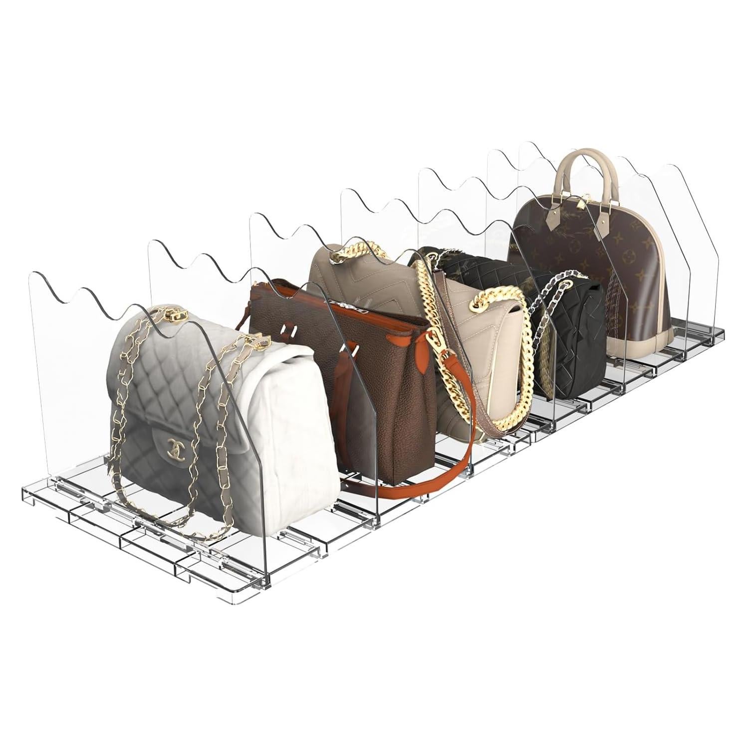 Divisor de Estante Ajustable ZORCOR para Armario - 8 Piezas