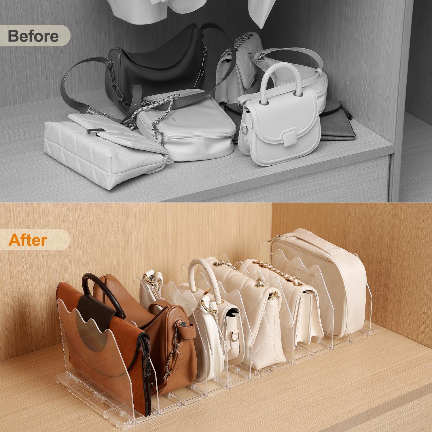 Divisor de Estante Ajustable ZORCOR para Armario - 8 Piezas