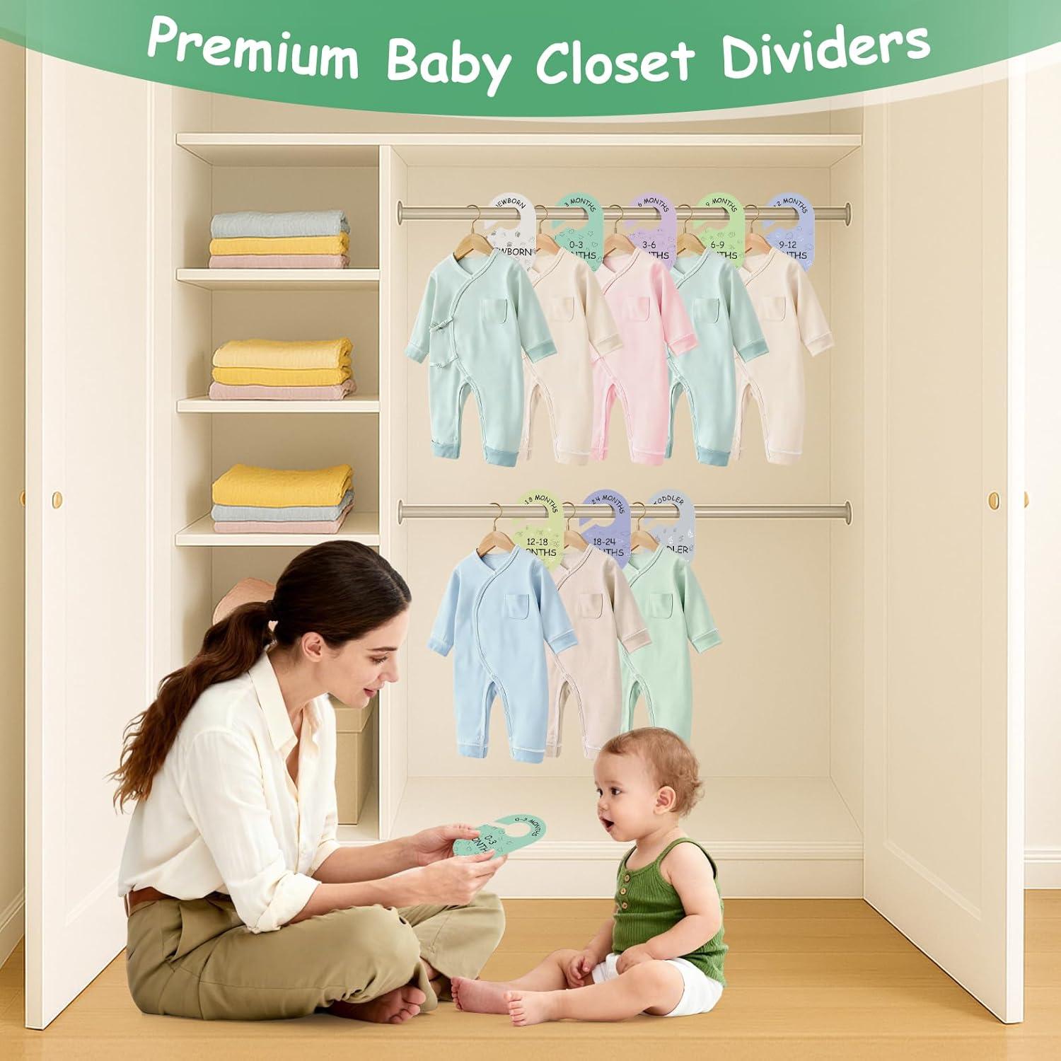 Divisores de Armario para Bebés Sicamin 8 PCS Doble Cara