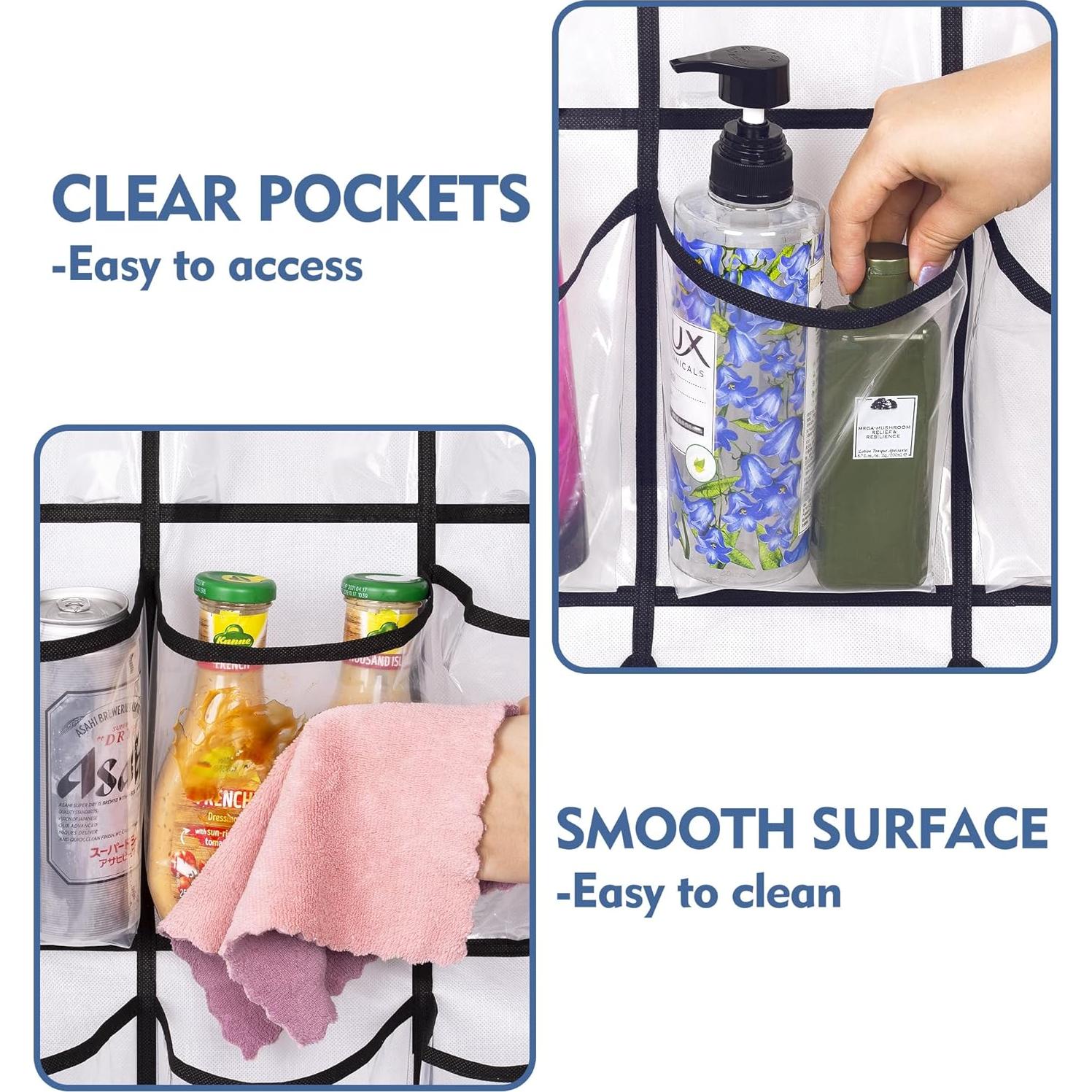 Organizador de Zapatos Colgante KEETDY 28 Bolsillos Blanco