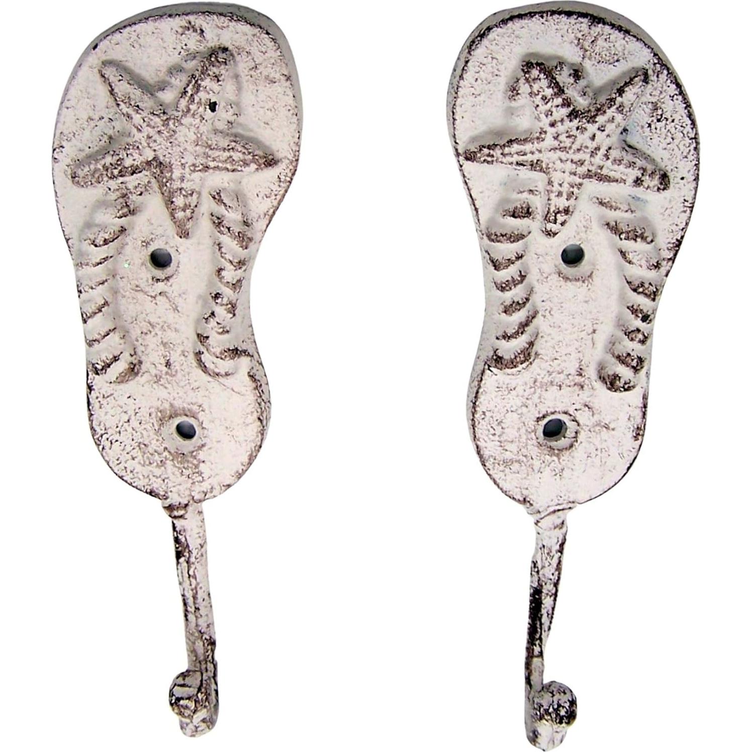 Juego de 2 Ganchos de Pared de Chanclas Wowser - Hierro Fundido