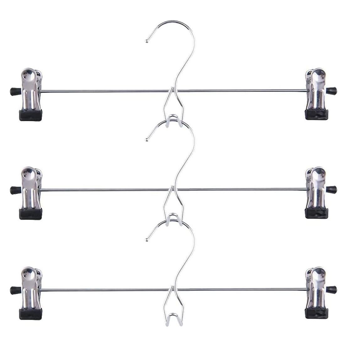 Perchas Apilables Tosnail 15 Piezas con Clips Antideslizantes