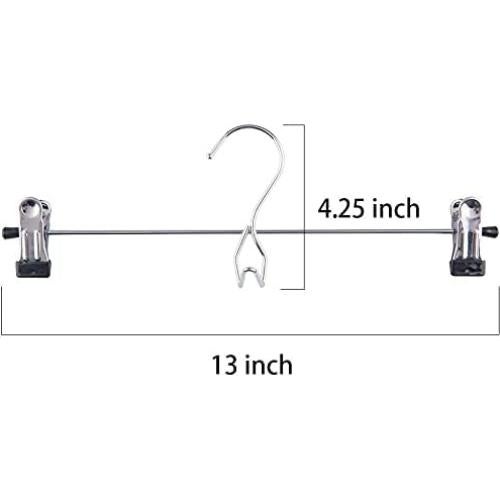 Perchas Apilables Tosnail 15 Piezas con Clips Antideslizantes
