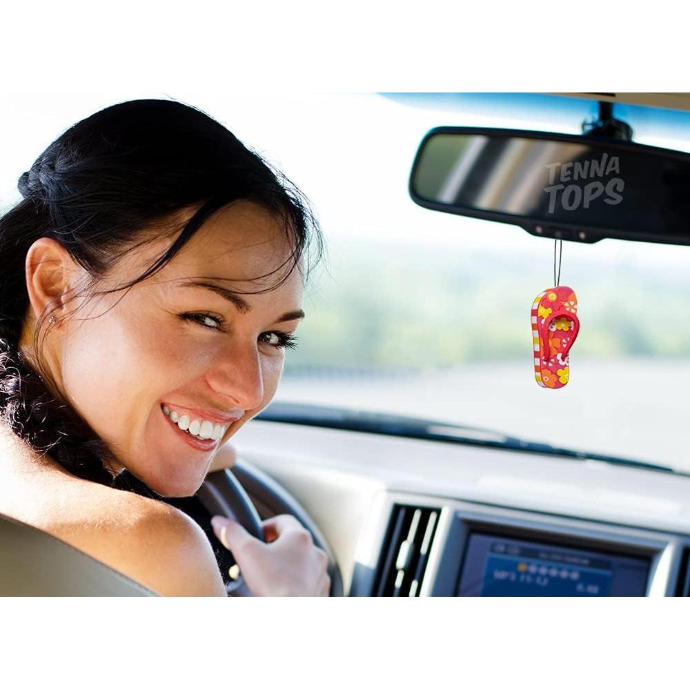 Adorno Colgante para Espejo Retrovisor Tenna Tops Rojo