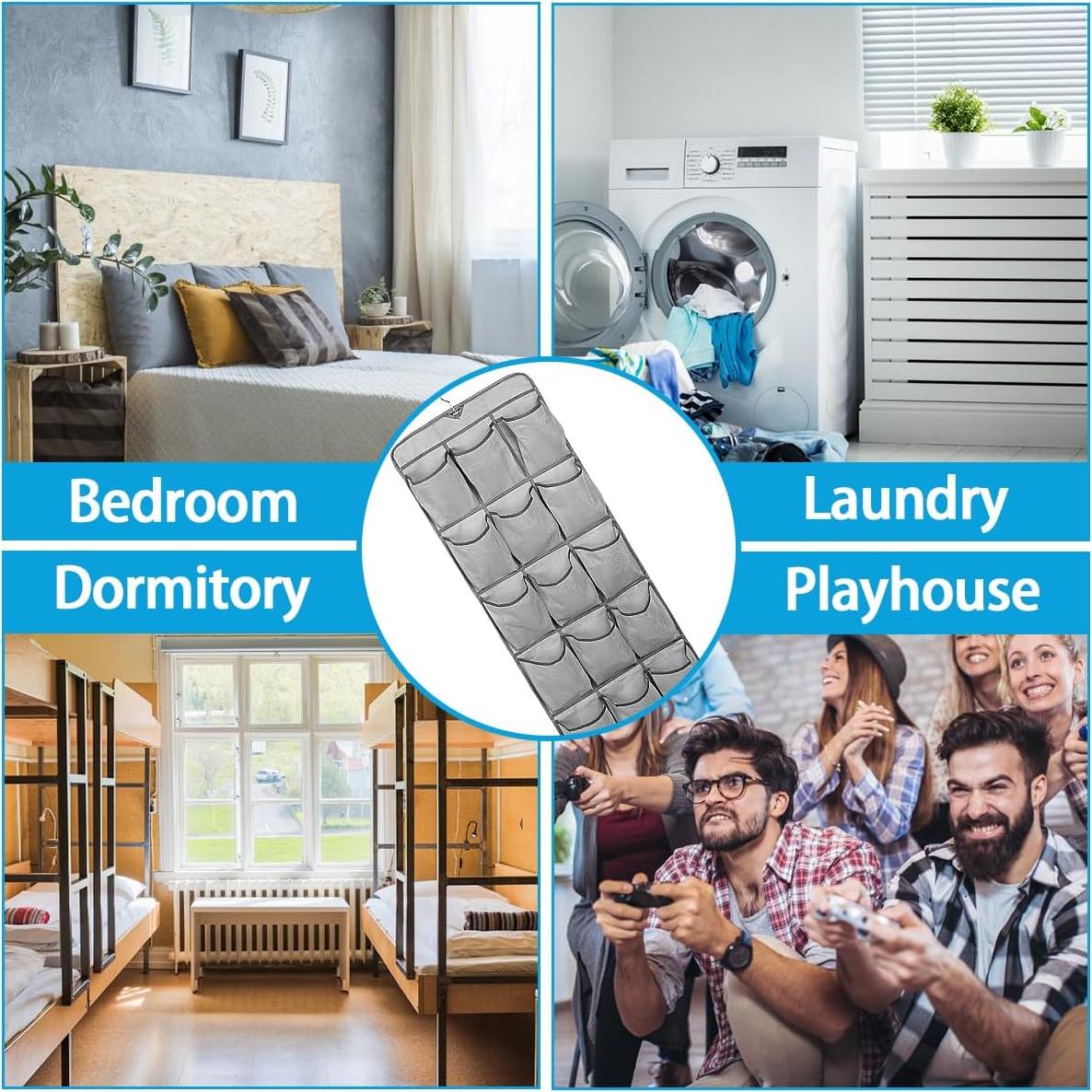 Organizador de Zapatos Colgante Doble Cara TKSDWBLTY 3 Piezas