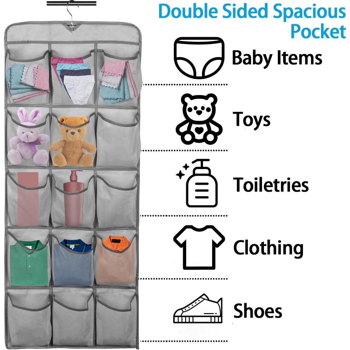 Organizador de Zapatos Colgante Doble Cara TKSDWBLTY 3 Piezas