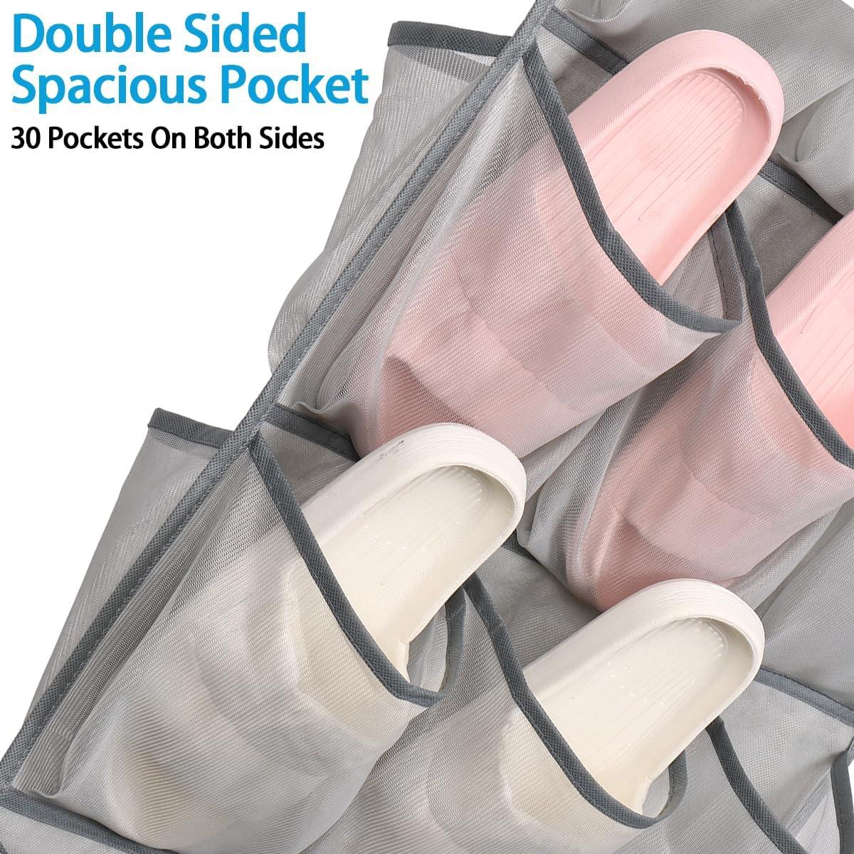 Organizador de Zapatos Colgante Doble Cara TKSDWBLTY 3 Piezas