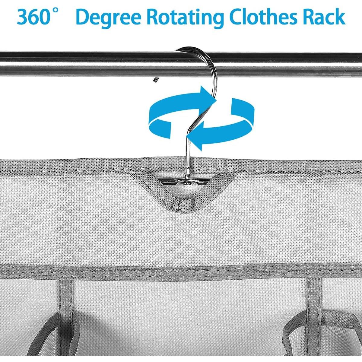 Organizador de Zapatos Colgante Doble Cara TKSDWBLTY 3 Piezas