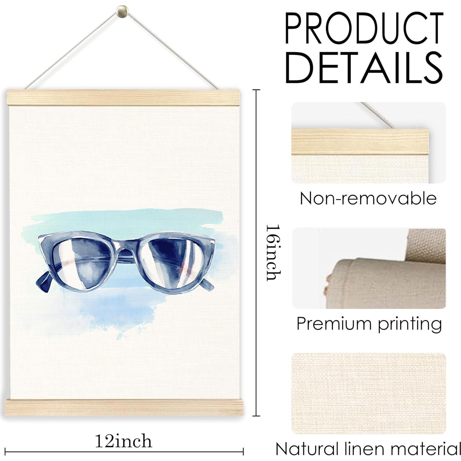 Marco de Póster de Arte Costera BESERH 30x40 cm Juego de 3