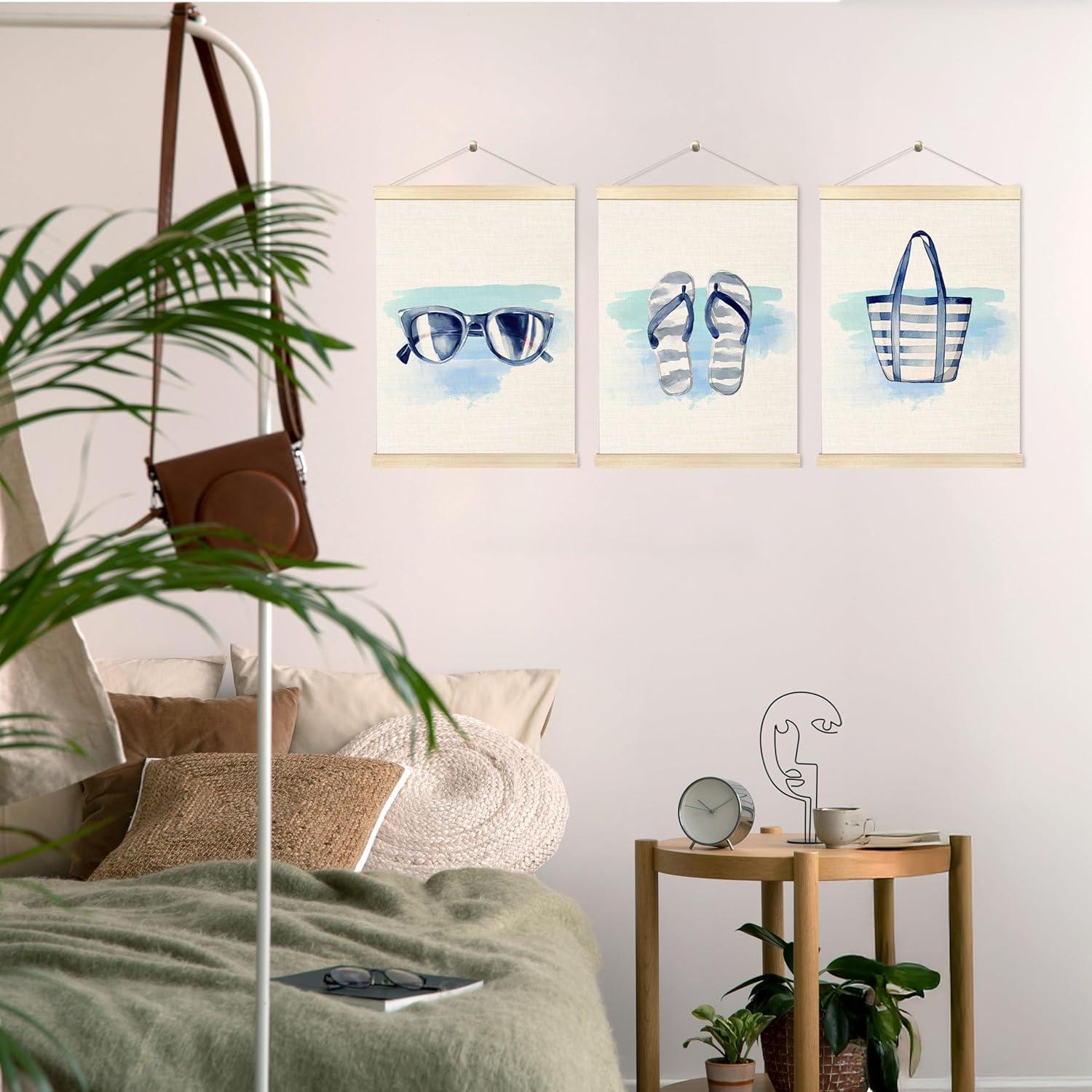 Marco de Póster de Arte Costera BESERH 30x40 cm Juego de 3