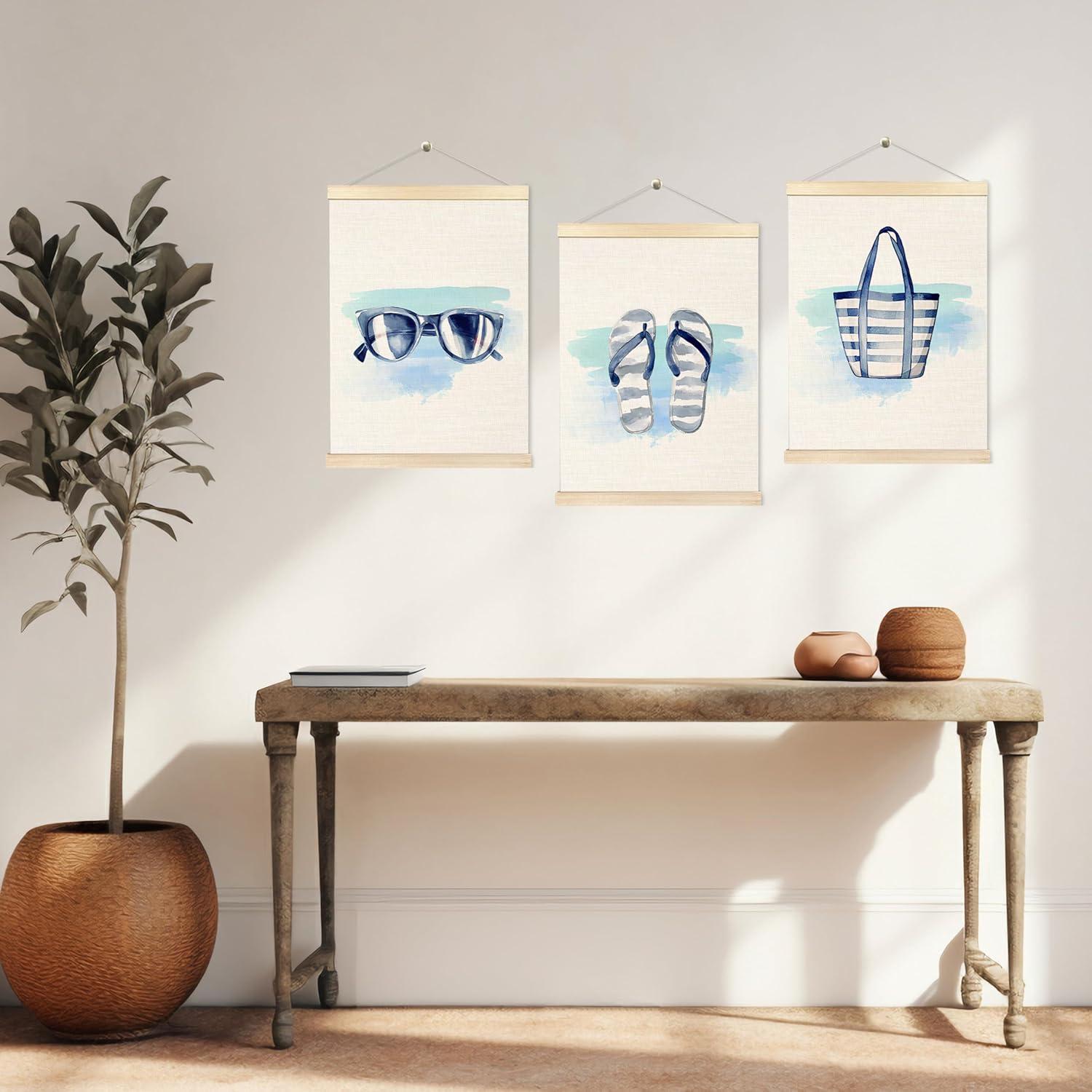 Marco de Póster de Arte Costera BESERH 30x40 cm Juego de 3