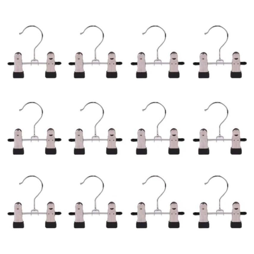 12 Perchas Ajustables Dobles XinSeYuAN para Ropa y Botas