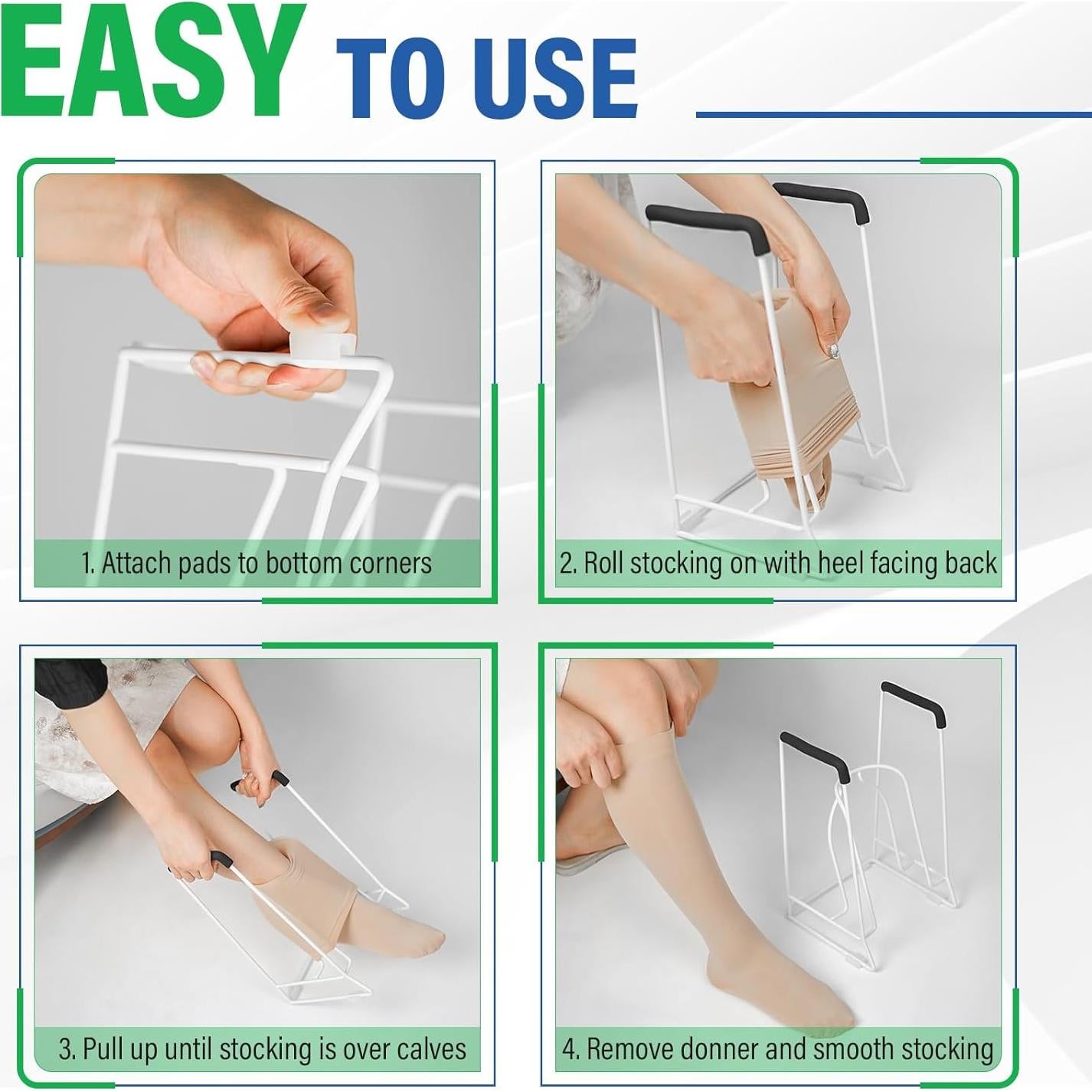 Donador de Medias HIUMTREE para Pantorrillas Medianas <46 cm