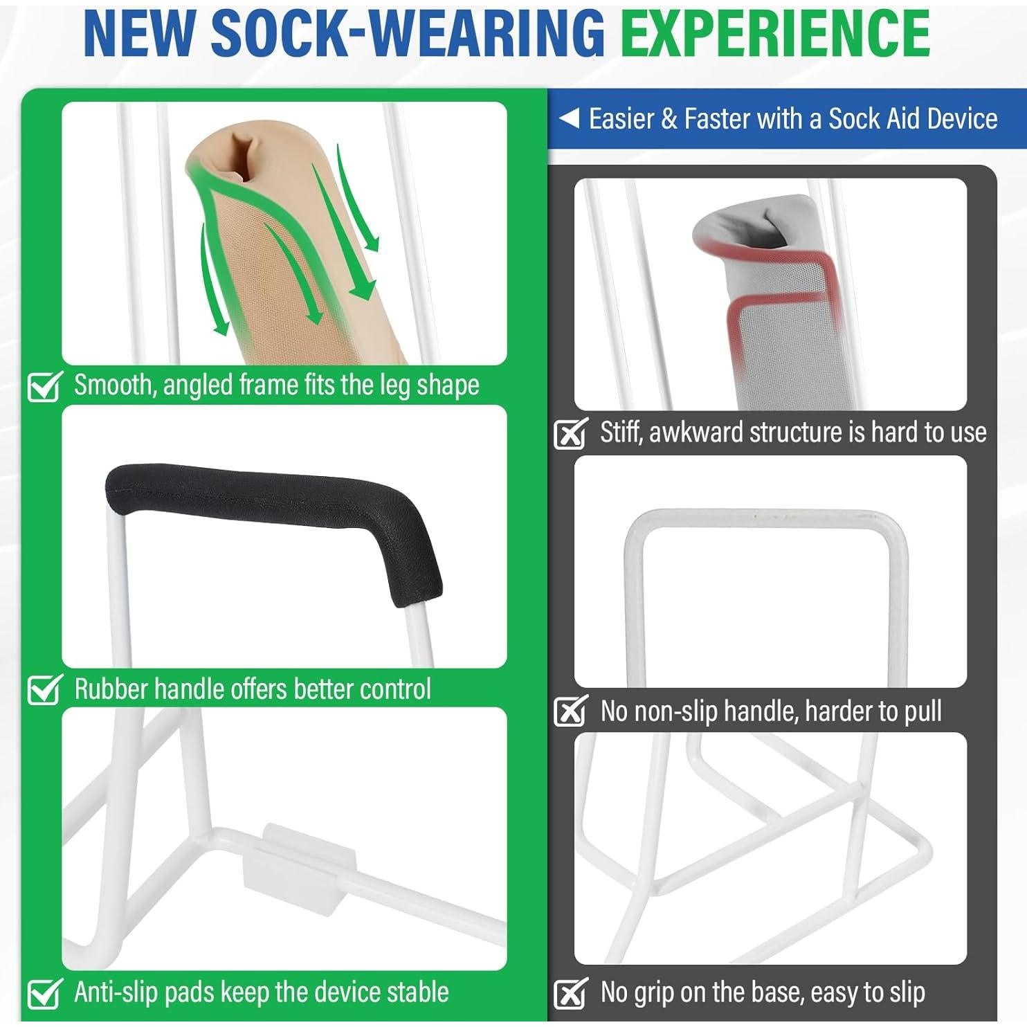 Donador de Medias HIUMTREE para Pantorrillas Medianas <46 cm