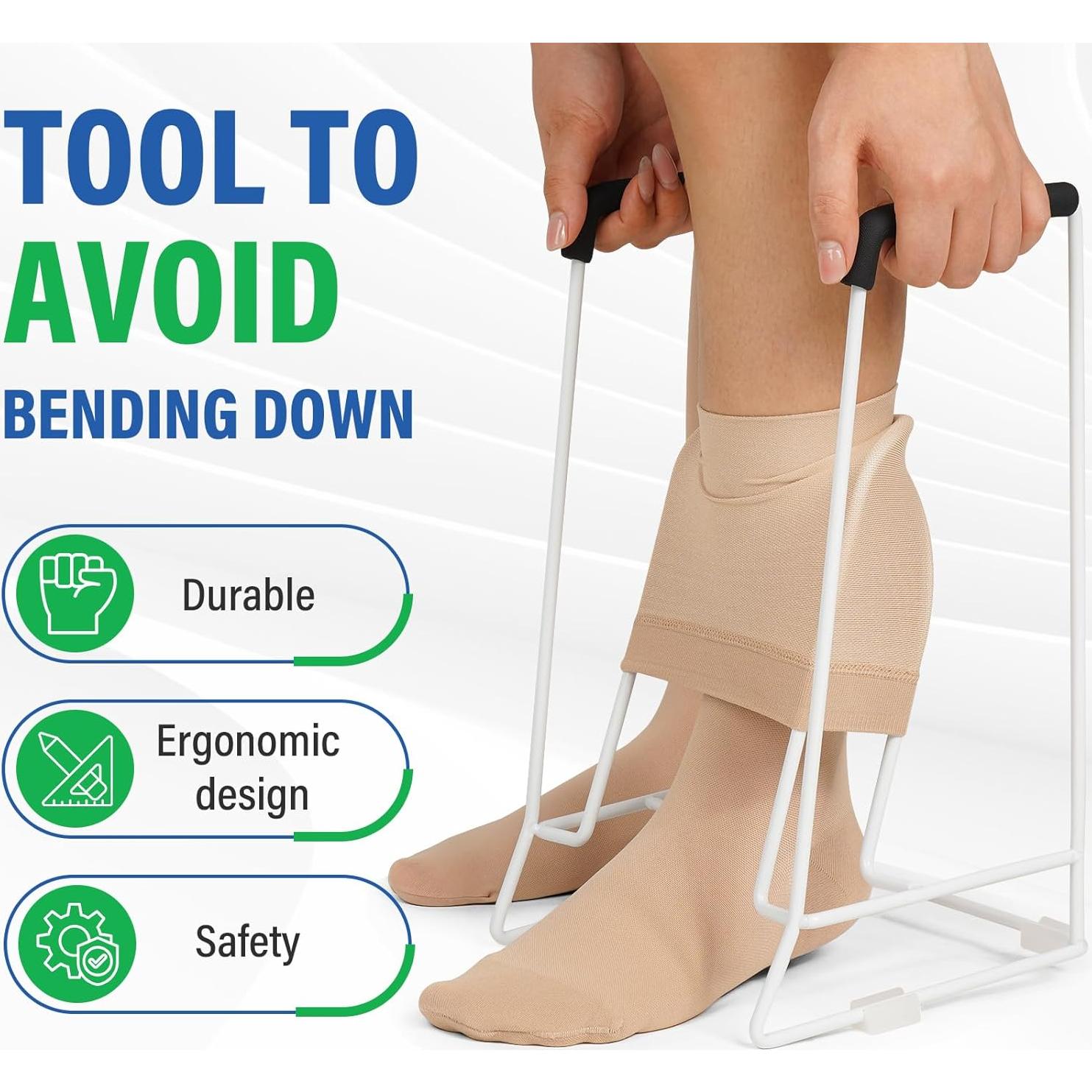 Donador de Medias HIUMTREE para Pantorrillas Medianas <46 cm