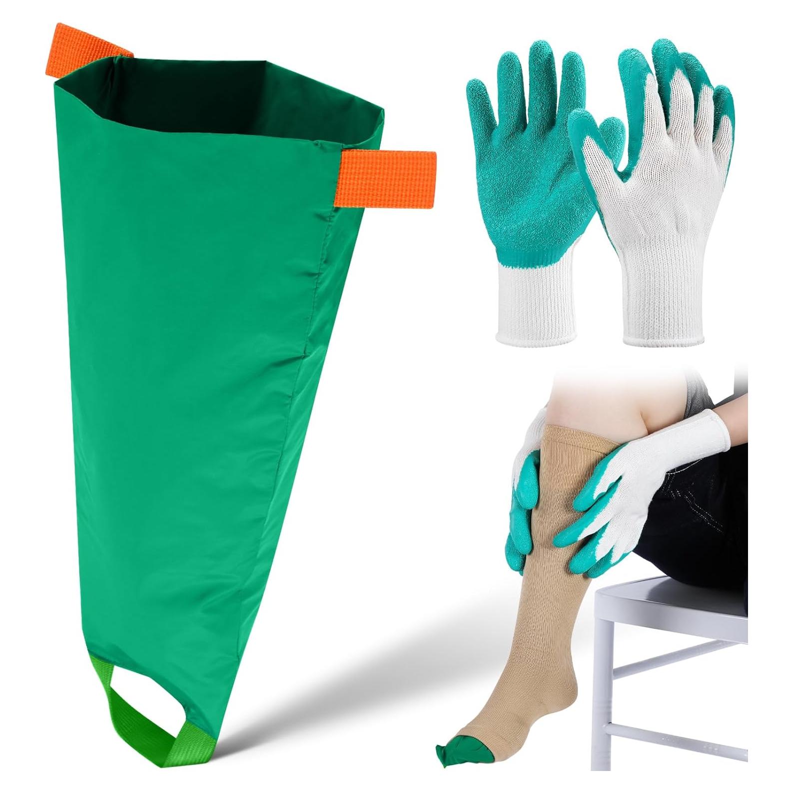 Ayuda para Poner Medias de Compresión Vicenpal + Guantes