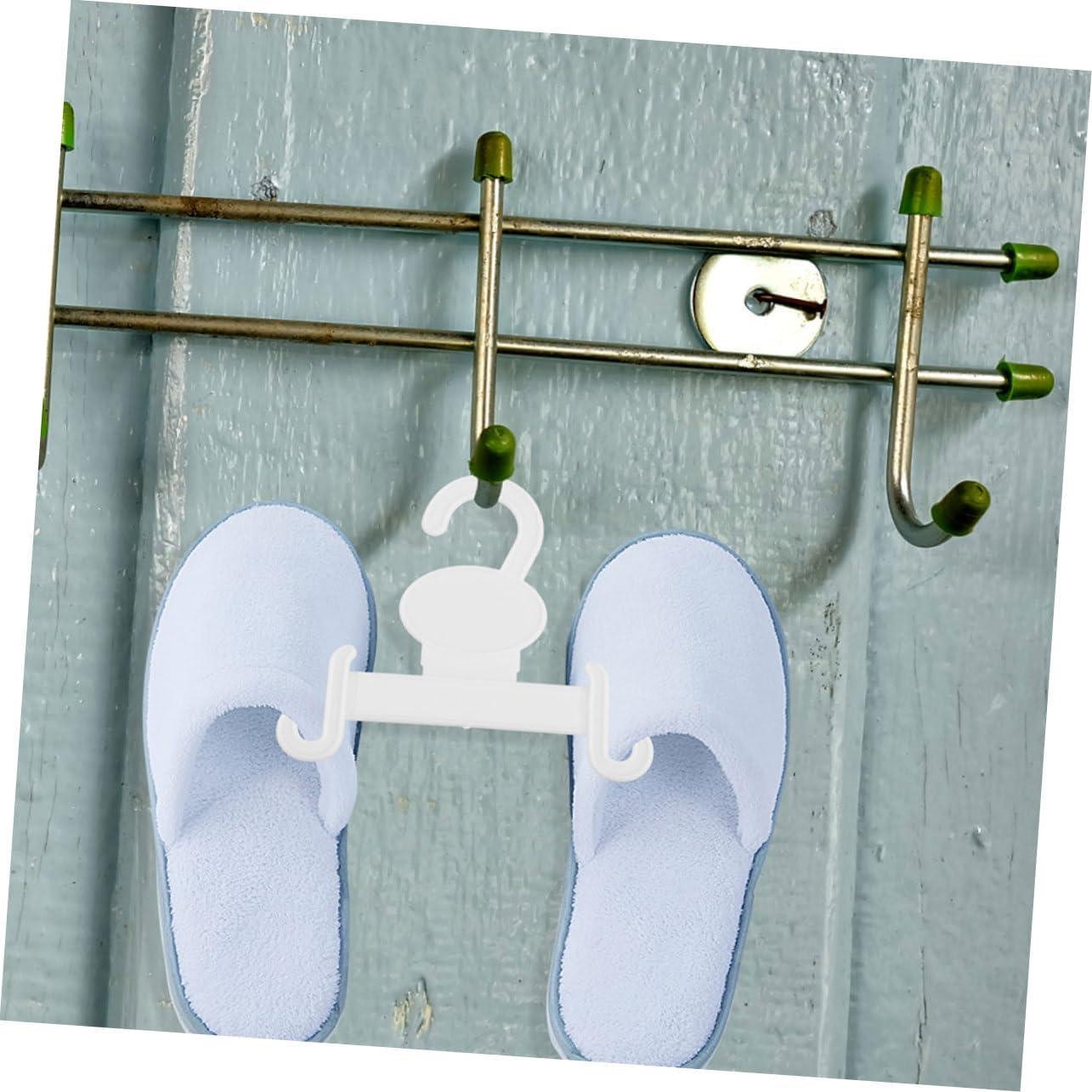 10 Ganchos para Pantuflas MUCKLILY Soporte de Pared Transparente