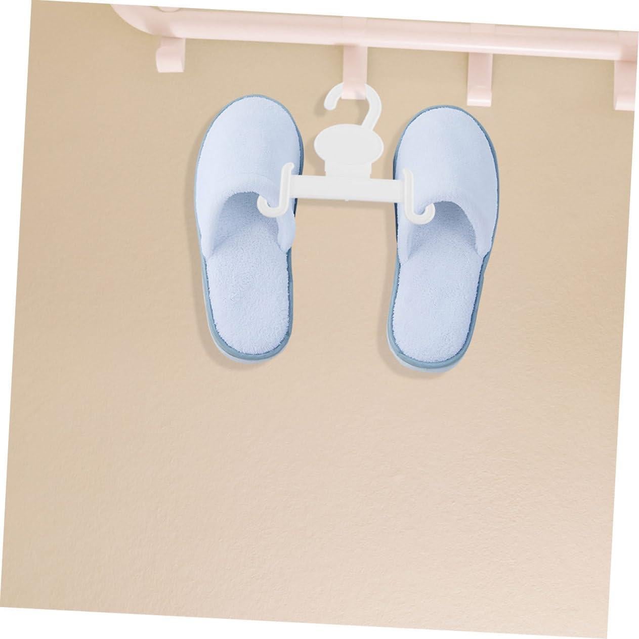10 Ganchos para Pantuflas MUCKLILY Soporte de Pared Transparente
