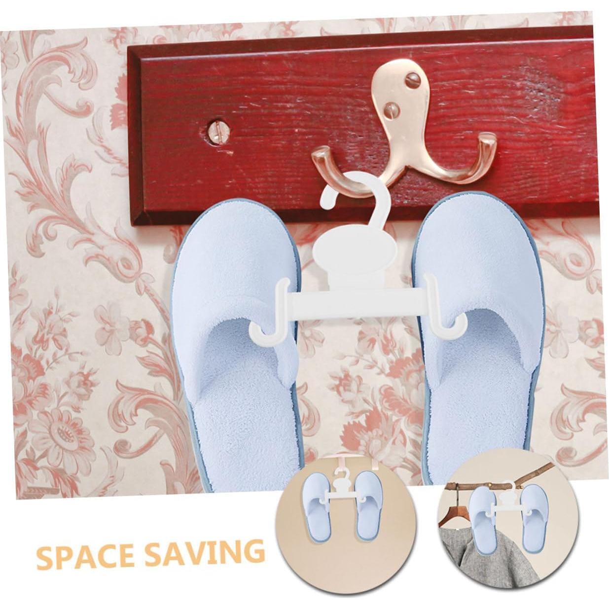 10 Ganchos para Pantuflas MUCKLILY Soporte de Pared Transparente