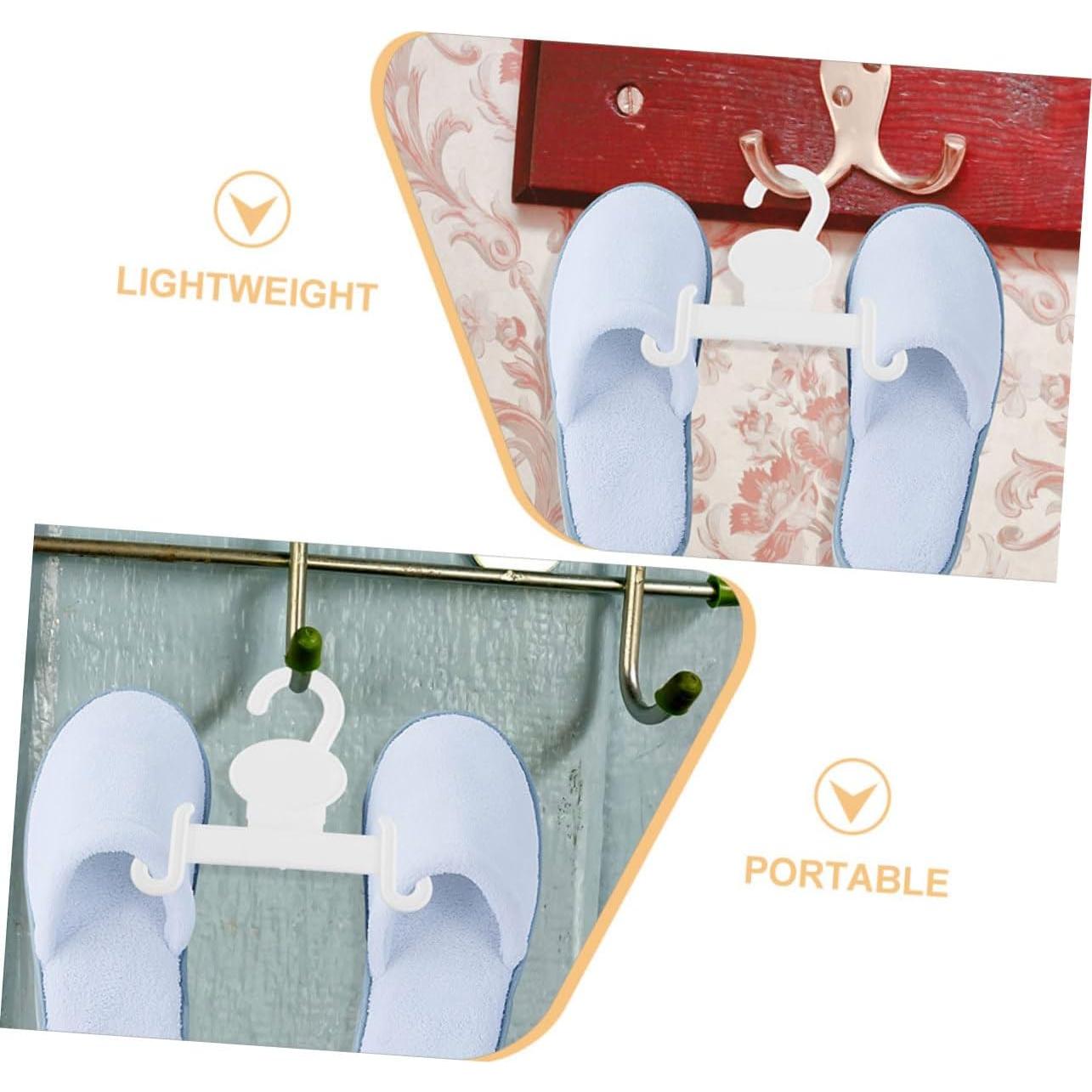 10 Ganchos para Pantuflas MUCKLILY Soporte de Pared Transparente