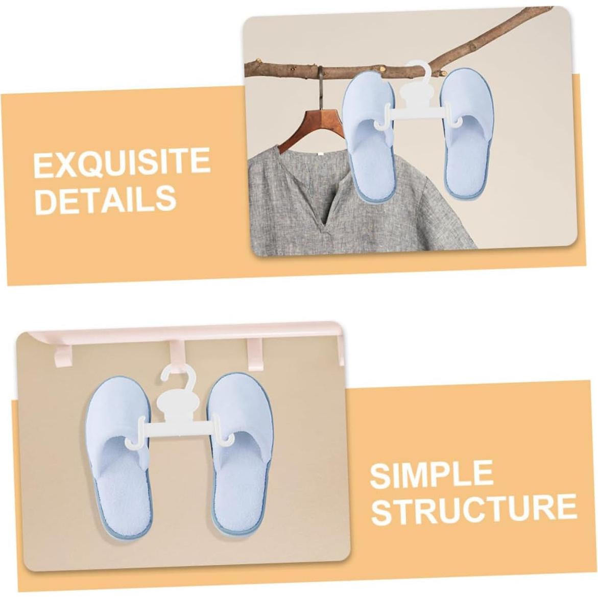 Ganchos de Plástico OUNONA para Zapatillas - 10 Piezas