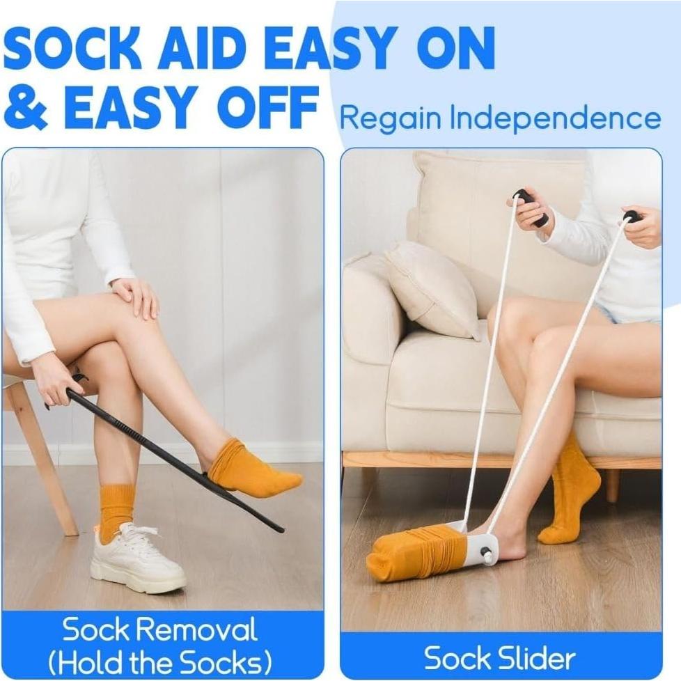 Kit de Ayuda para Medias de Compresión - Ergonomía y Comodidad