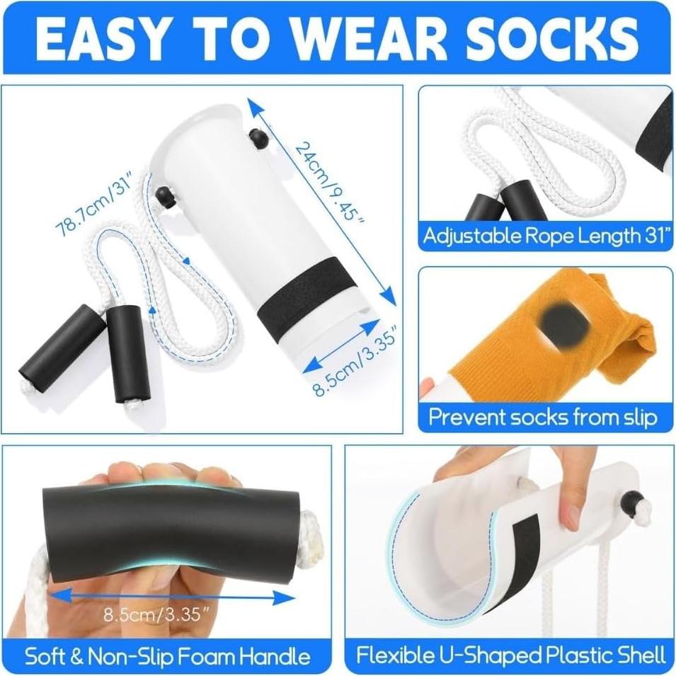 Kit de Ayuda para Medias de Compresión - Ergonomía y Comodidad