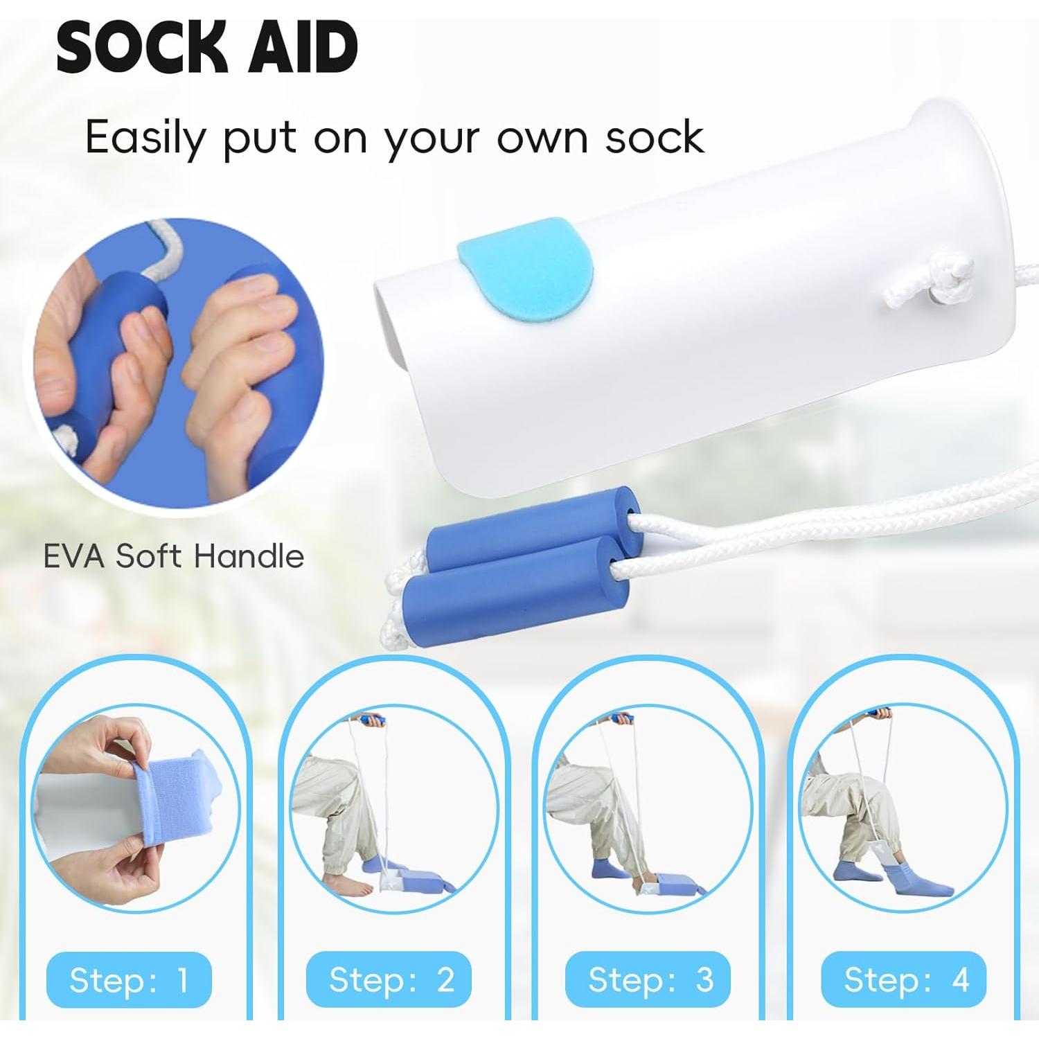 Kit de Ayuda para Vestirse Yitobecka 3 en 1 - Calcetines y Zapatos