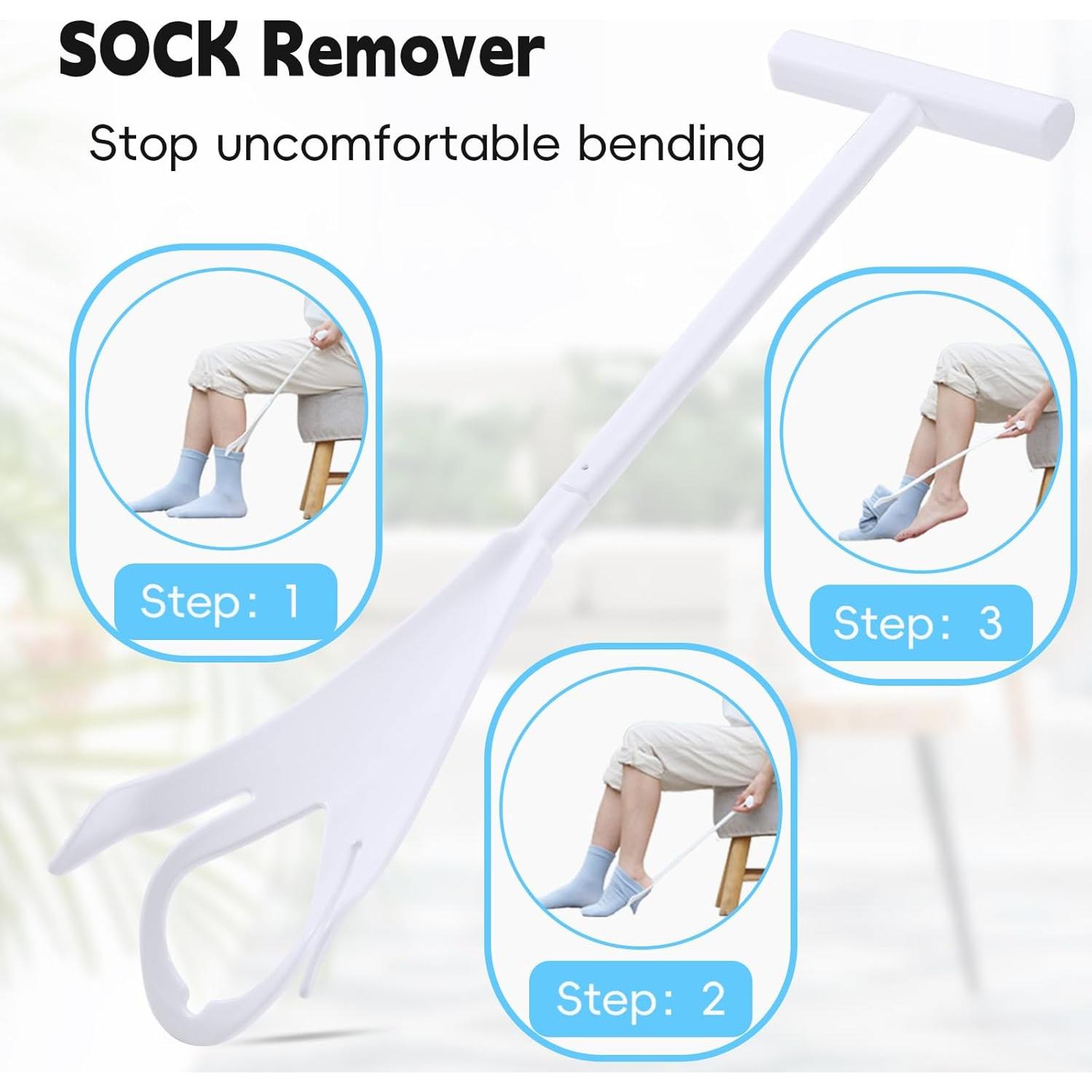 Kit de Ayuda para Vestirse Yitobecka 3 en 1 - Calcetines y Zapatos