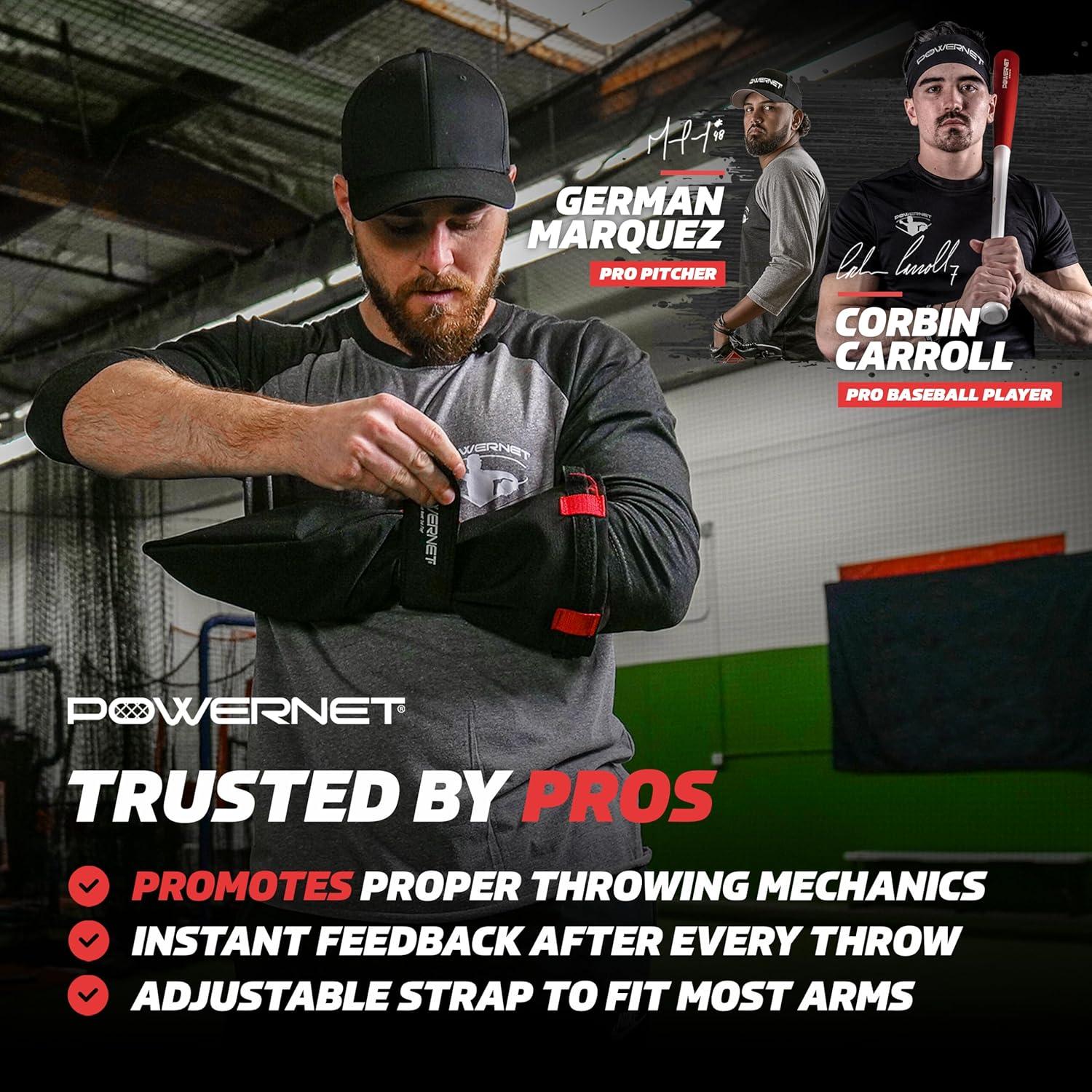 Manga de Lanzamiento PowerNet para Béisbol y Softbol - Entrenador Ajustable