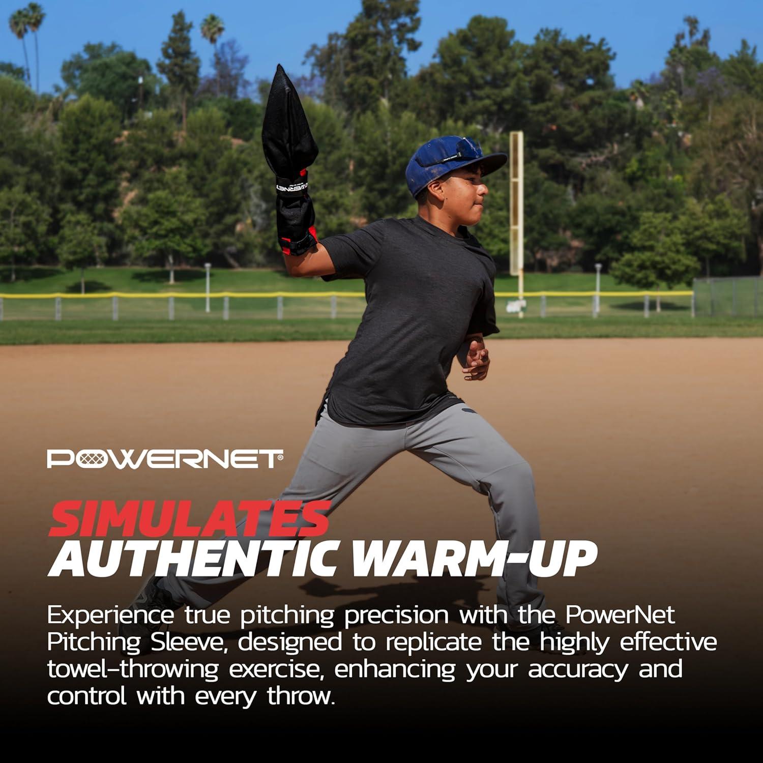 Manga de Lanzamiento PowerNet para Béisbol y Softbol - Entrenador Ajustable
