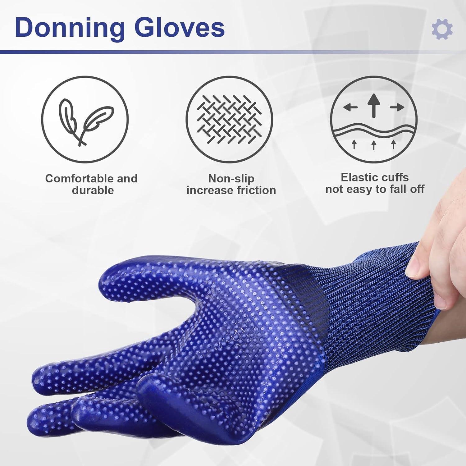 Guantes de Compresión Janmercy - 4 Pares para Medias