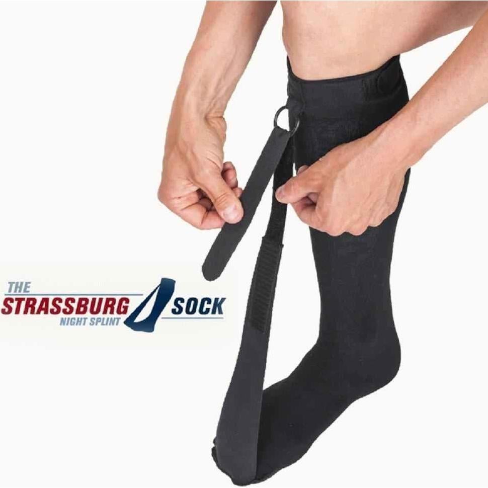 Calcetín Strassburg Blanco Regular para Fascitis Plantar