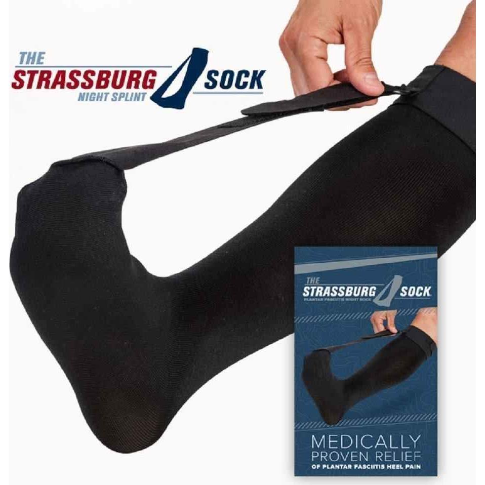 Calcetín Strassburg Blanco Regular para Fascitis Plantar