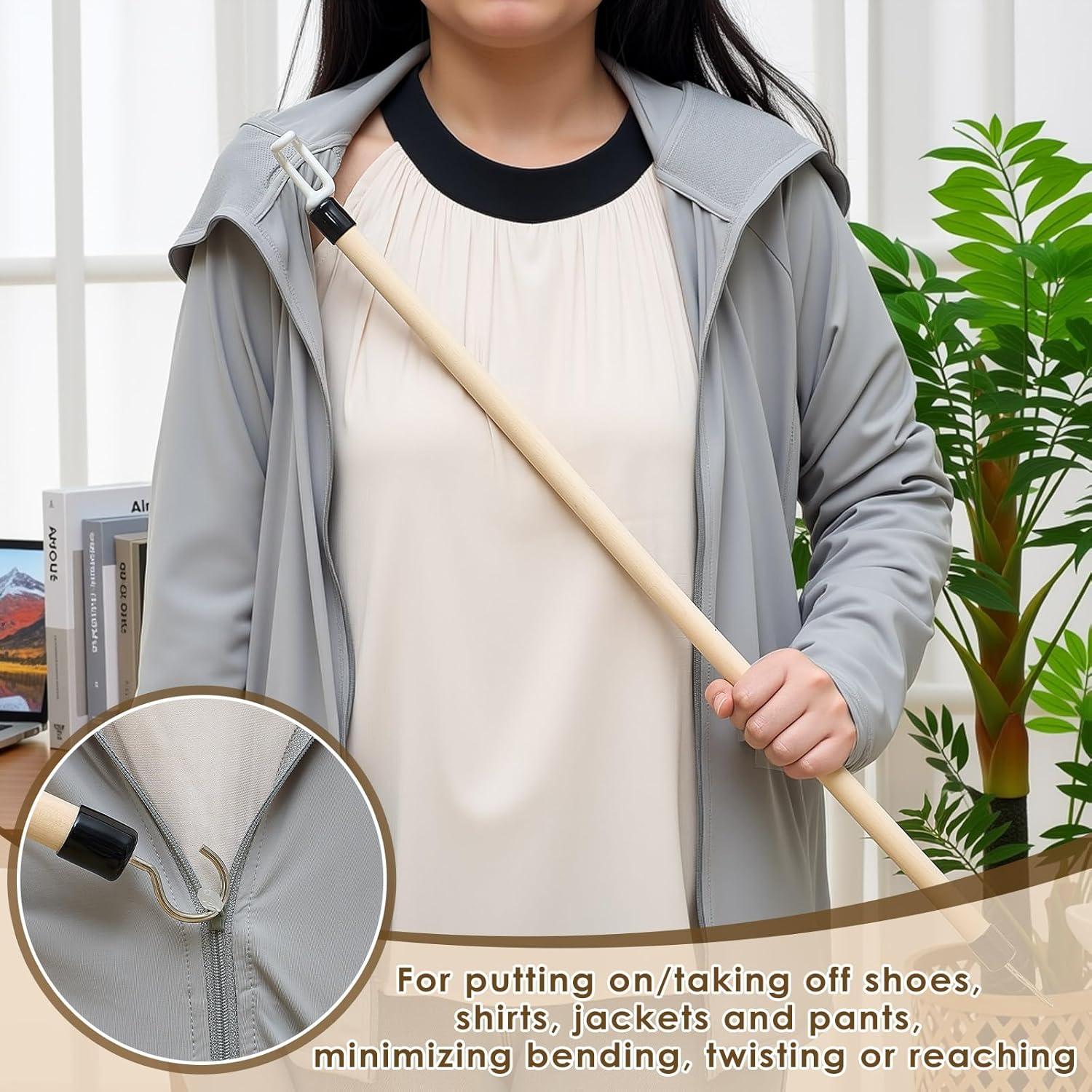 Bastón de Vestir Geelin 4 Pcs 68 cm para Ancianos y Discapacitados