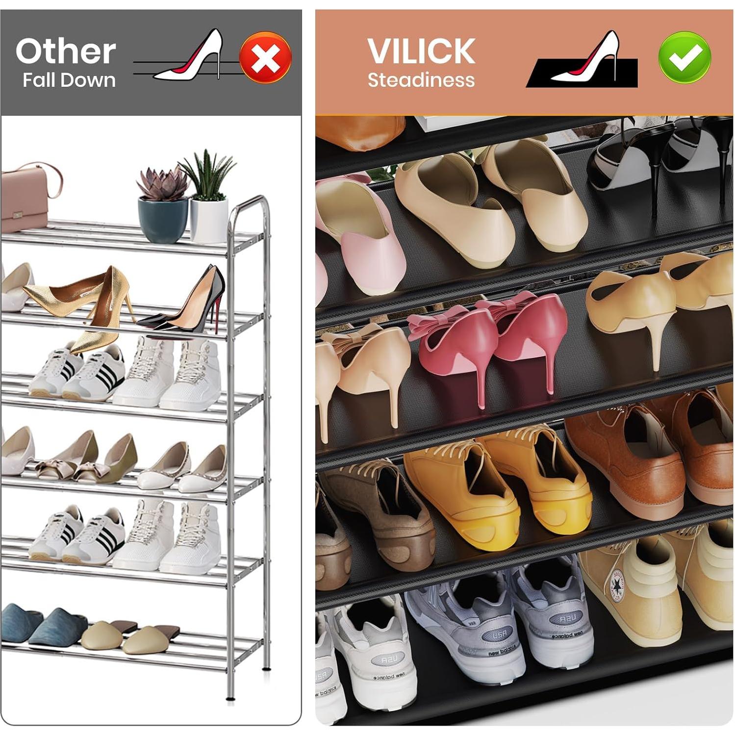Estante para Zapatos VILICK 5 Niveles Ahorra Espacio 20-25 Pares