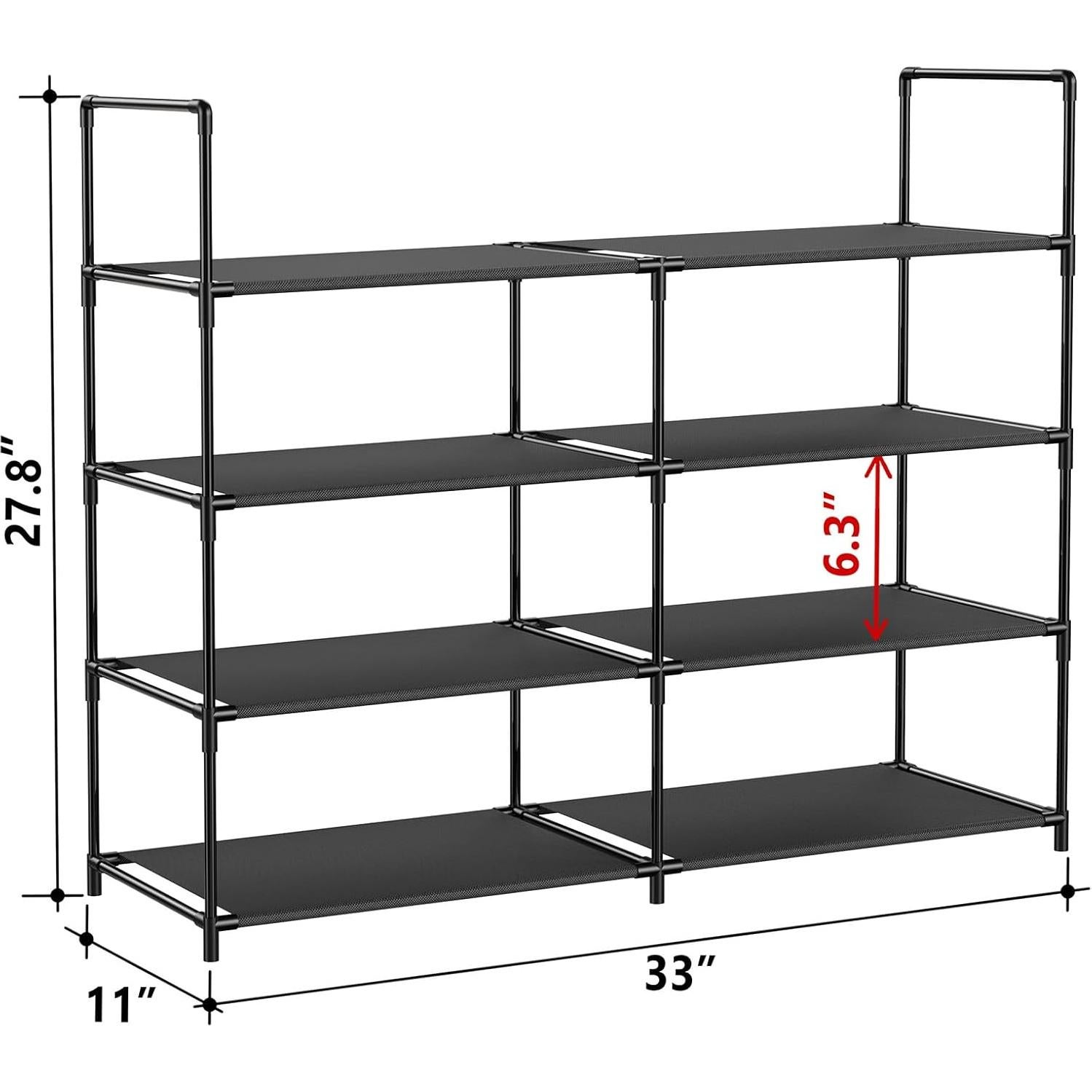 Organizador de Zapatos FIDUCIAL HOME 4 Niveles para 16-20 Pares