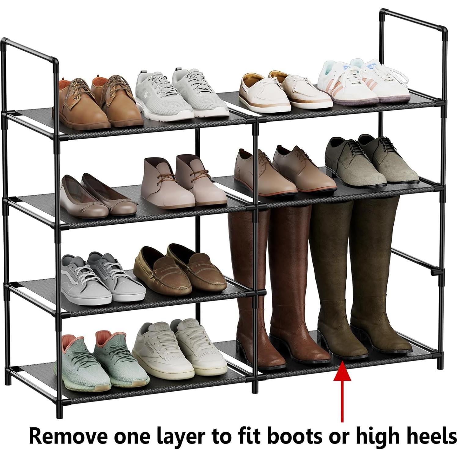 Organizador de Zapatos FIDUCIAL HOME 4 Niveles para 16-20 Pares