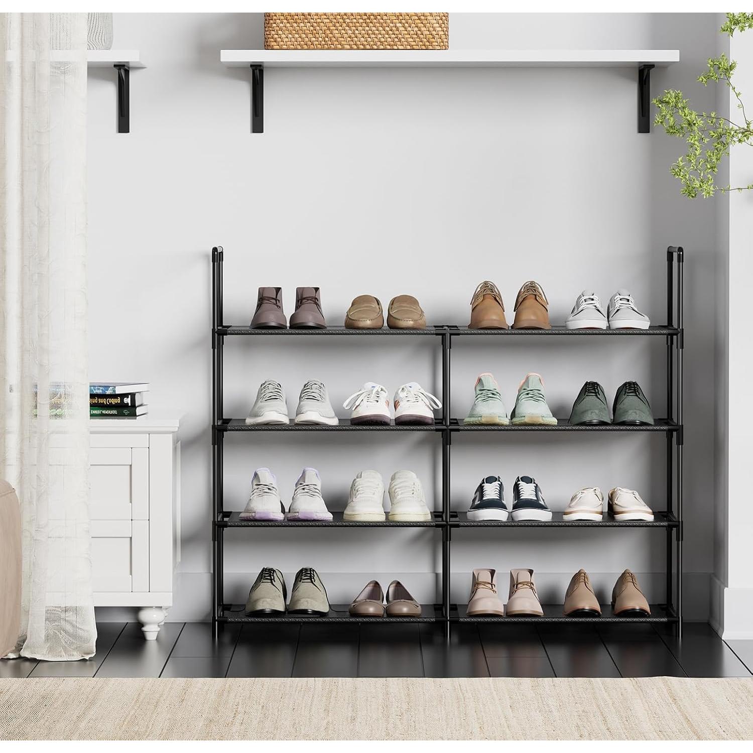 Organizador de Zapatos FIDUCIAL HOME 4 Niveles para 16-20 Pares