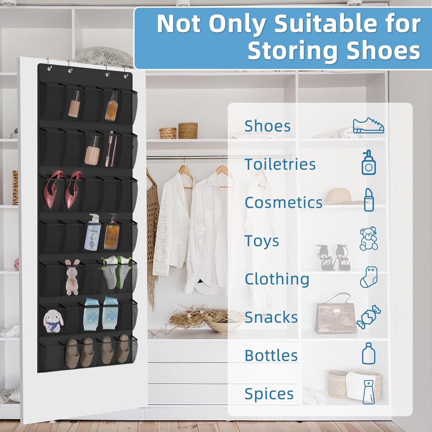 Organizador de Zapatos Aisoso sobre la Puerta con 35 Bolsillos
