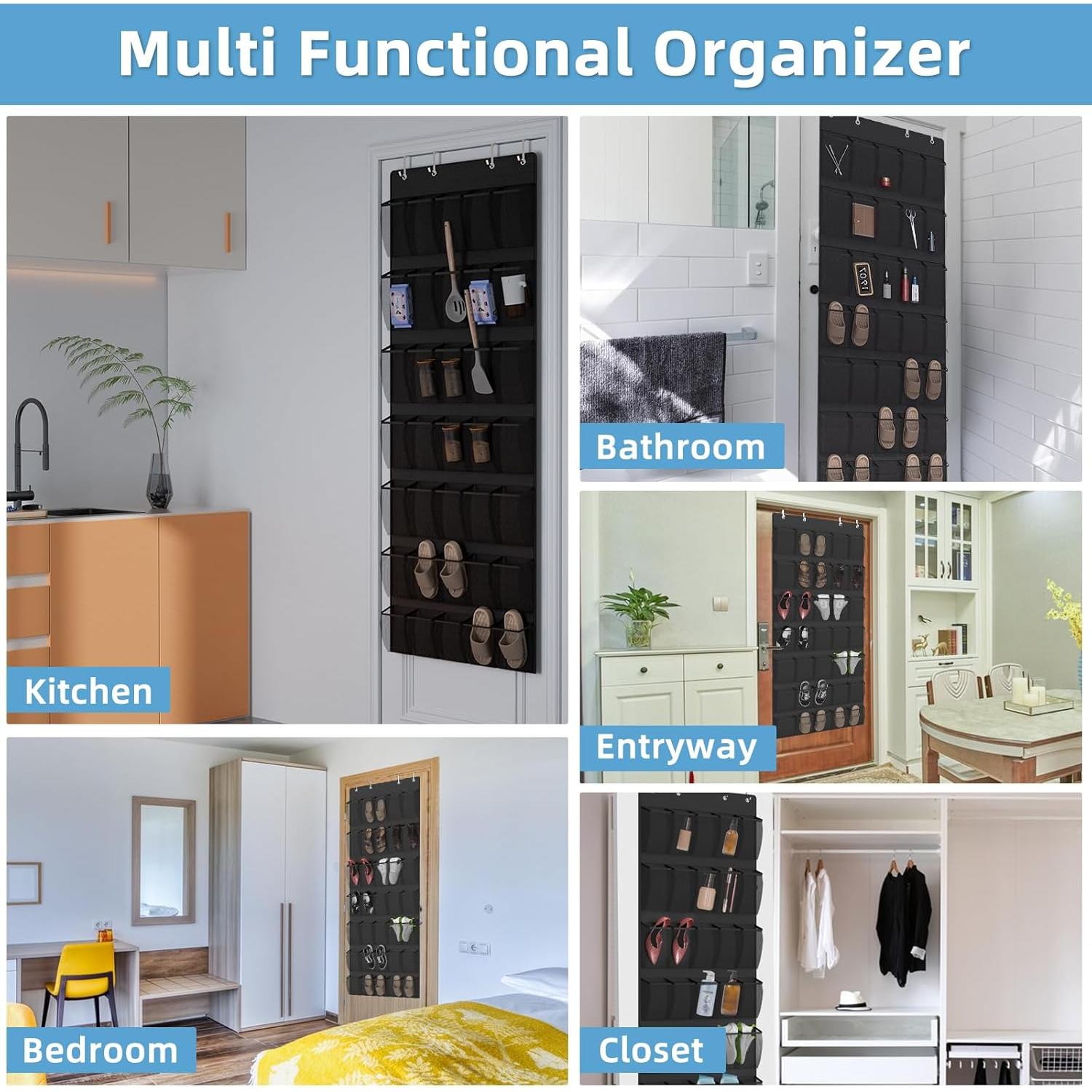 Organizador de Zapatos Aisoso sobre la Puerta con 35 Bolsillos